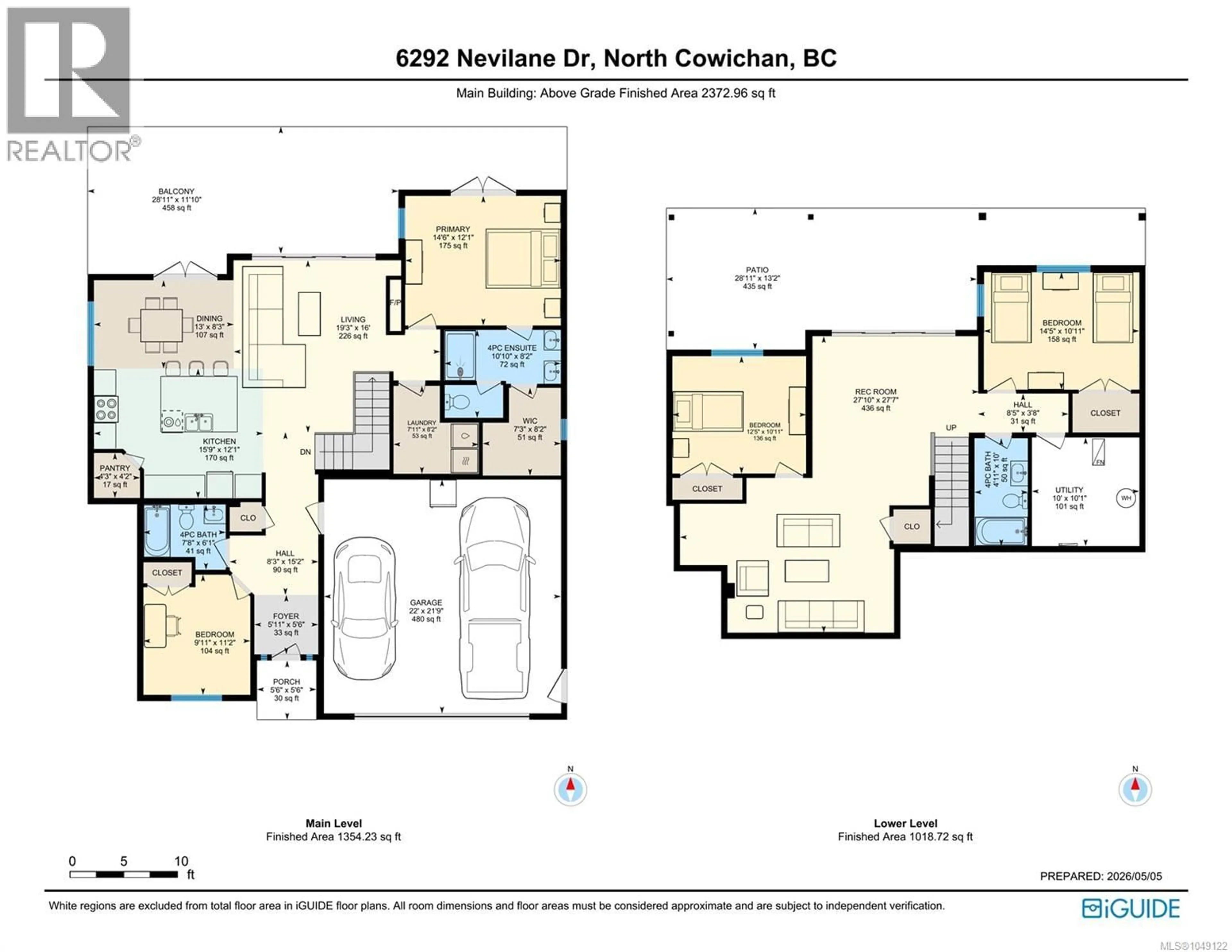 Floor plan for 6292 NEVILANE DRIVE, Duncan British Columbia V9L5S6