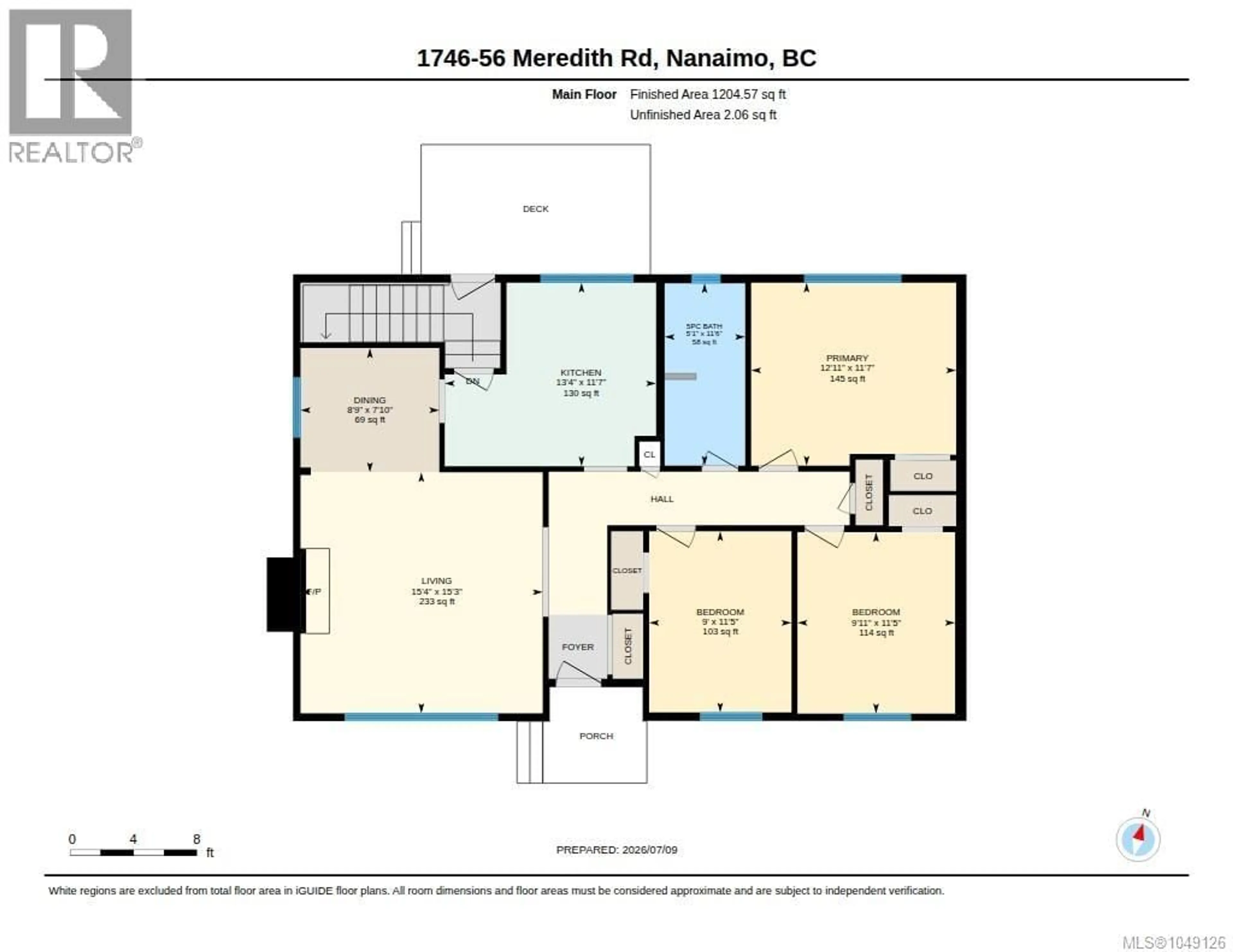 Floor plan for 1746 MEREDITH ROAD, Nanaimo British Columbia V9S2M4