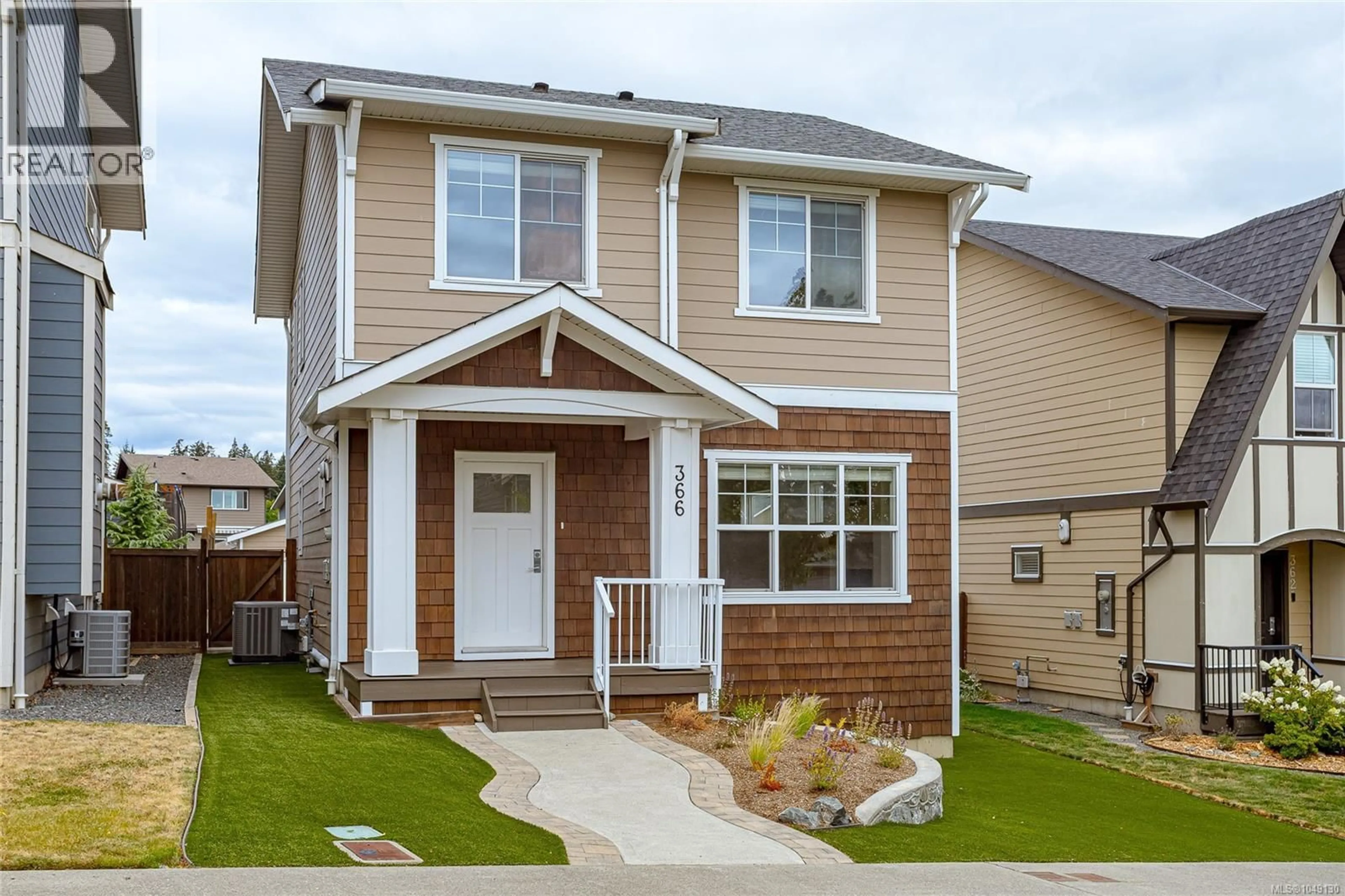 Home with vinyl exterior material, street for 366 CASPIAN DRIVE, Colwood British Columbia V9C0J6