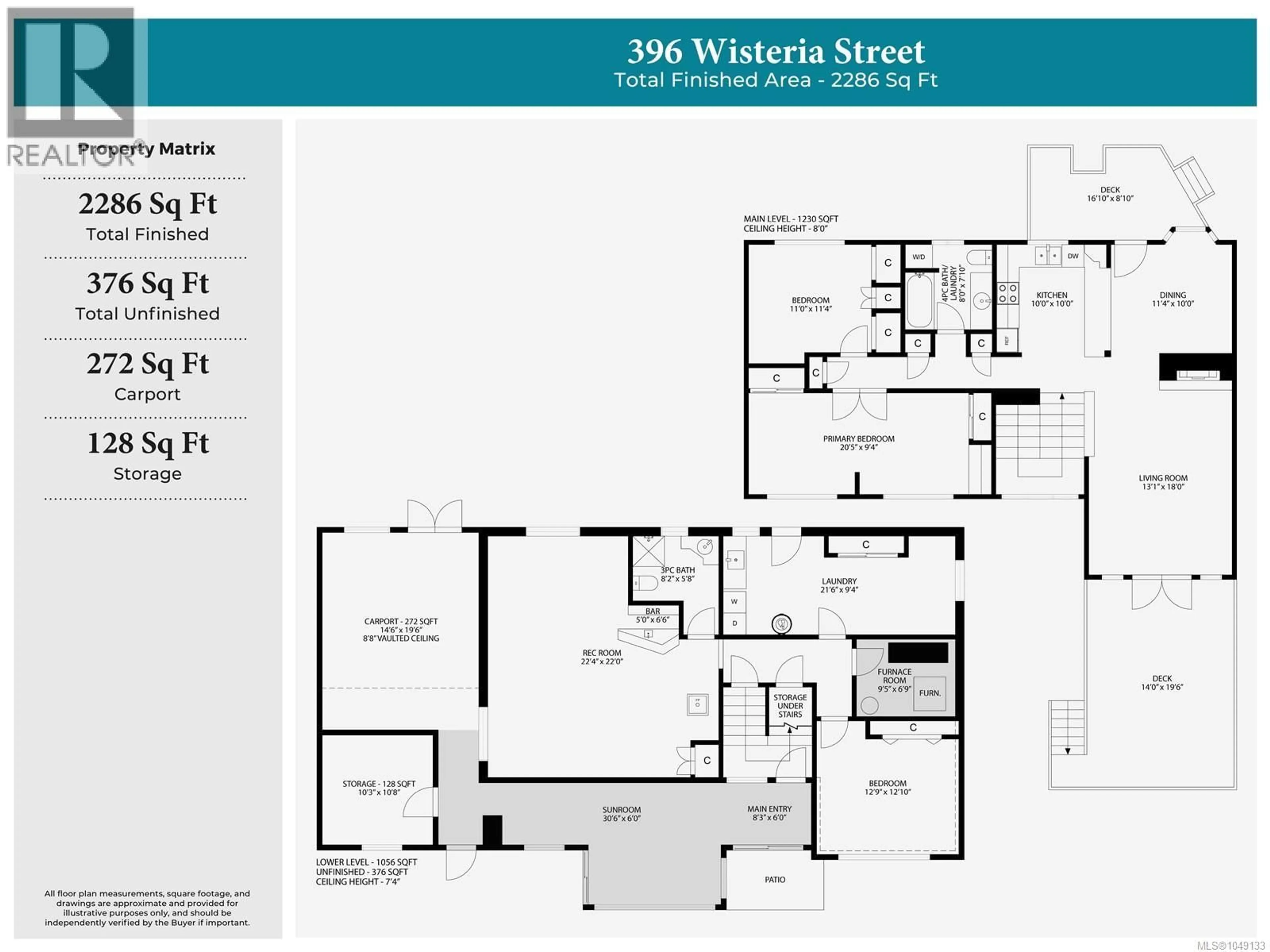 Floor plan for 396 WISTERIA STREET, Parksville British Columbia V9P1C6