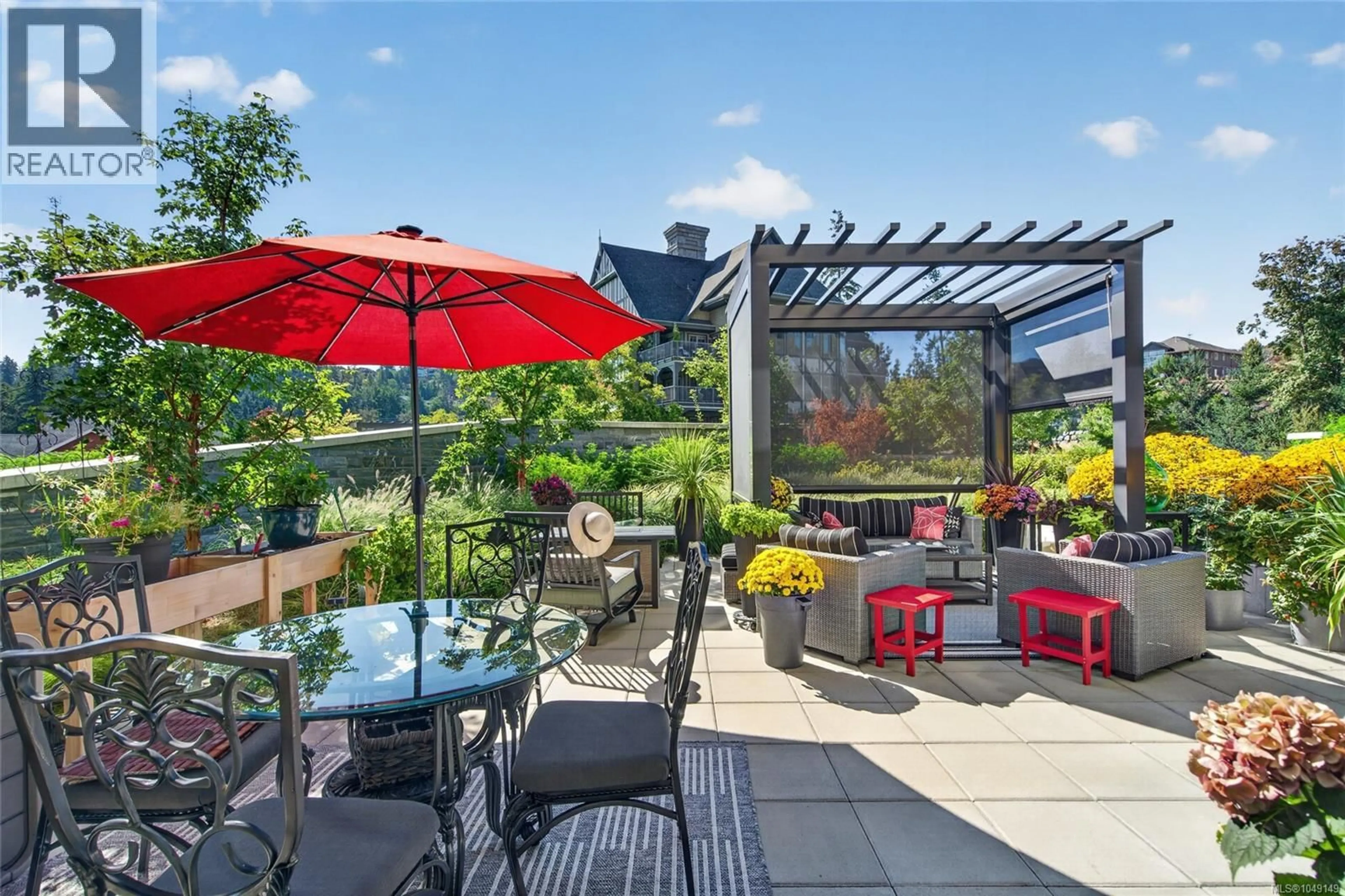 Patio, water/lake/river/ocean view for 607 - 2000 HANNINGTON ROAD, Langford British Columbia V9B7C1