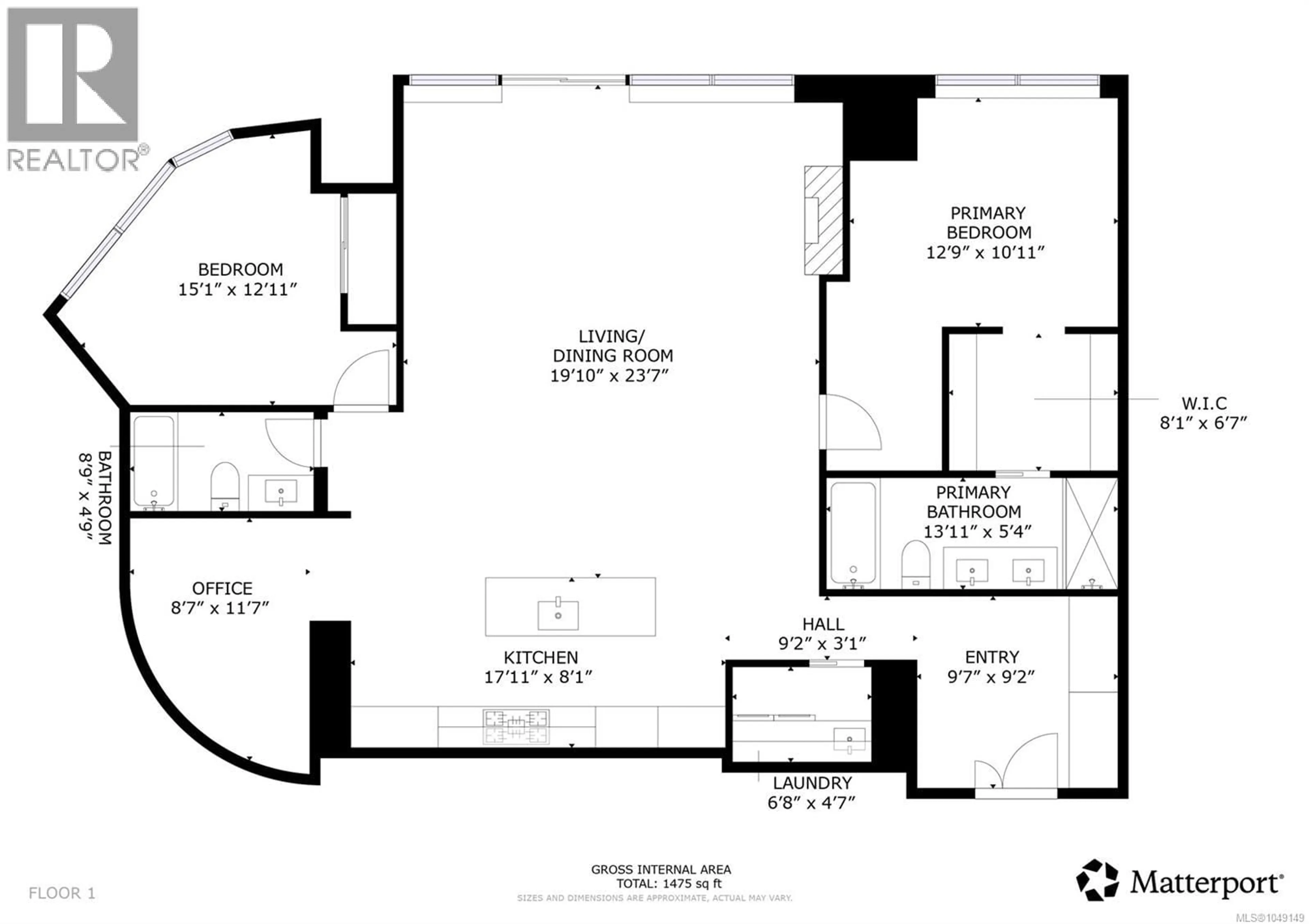 Floor plan for 607 - 2000 HANNINGTON ROAD, Langford British Columbia V9B7C1