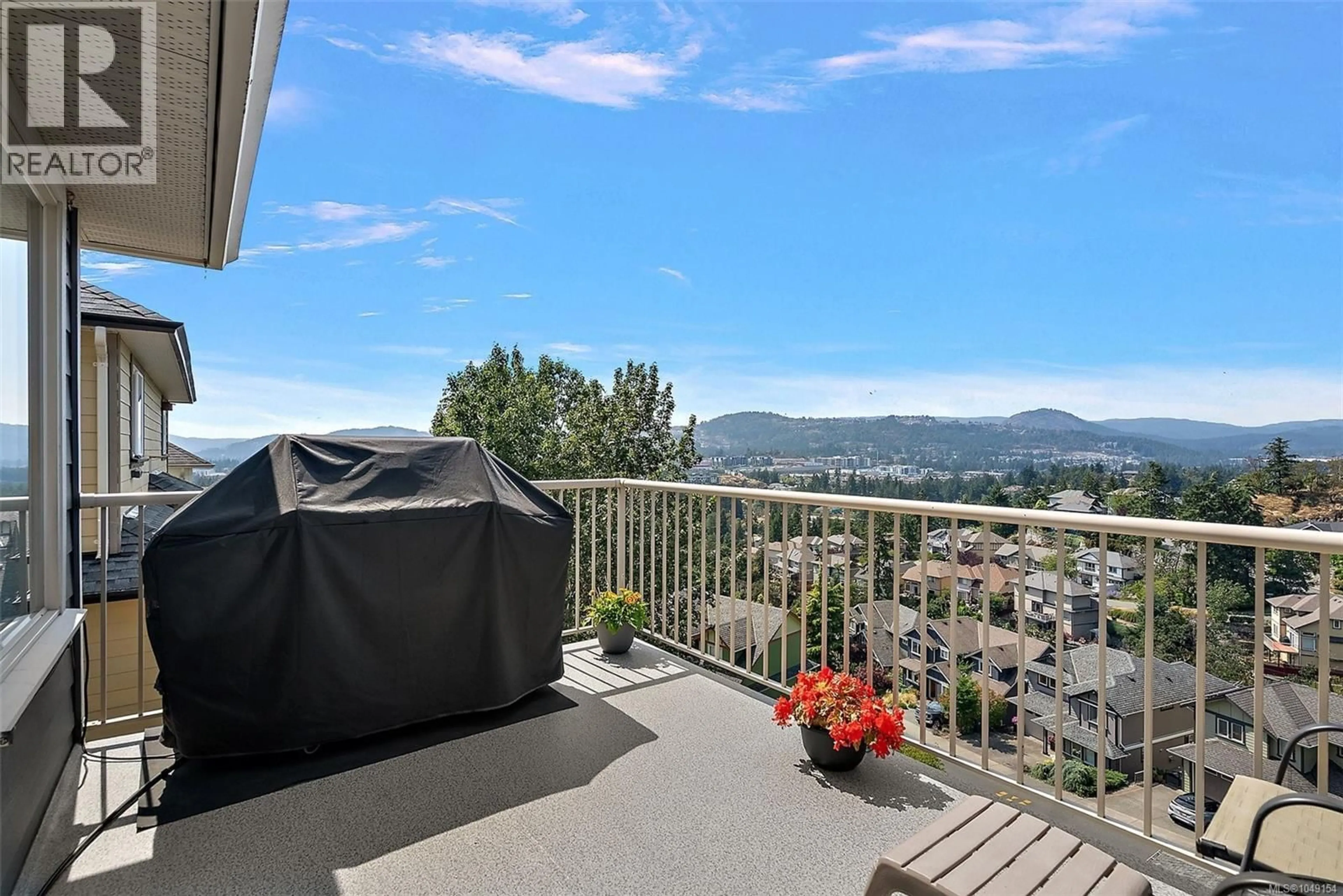 Balcony in the apartment, mountain view for 2565 LEGACY RIDGE, Langford British Columbia V9B0A1