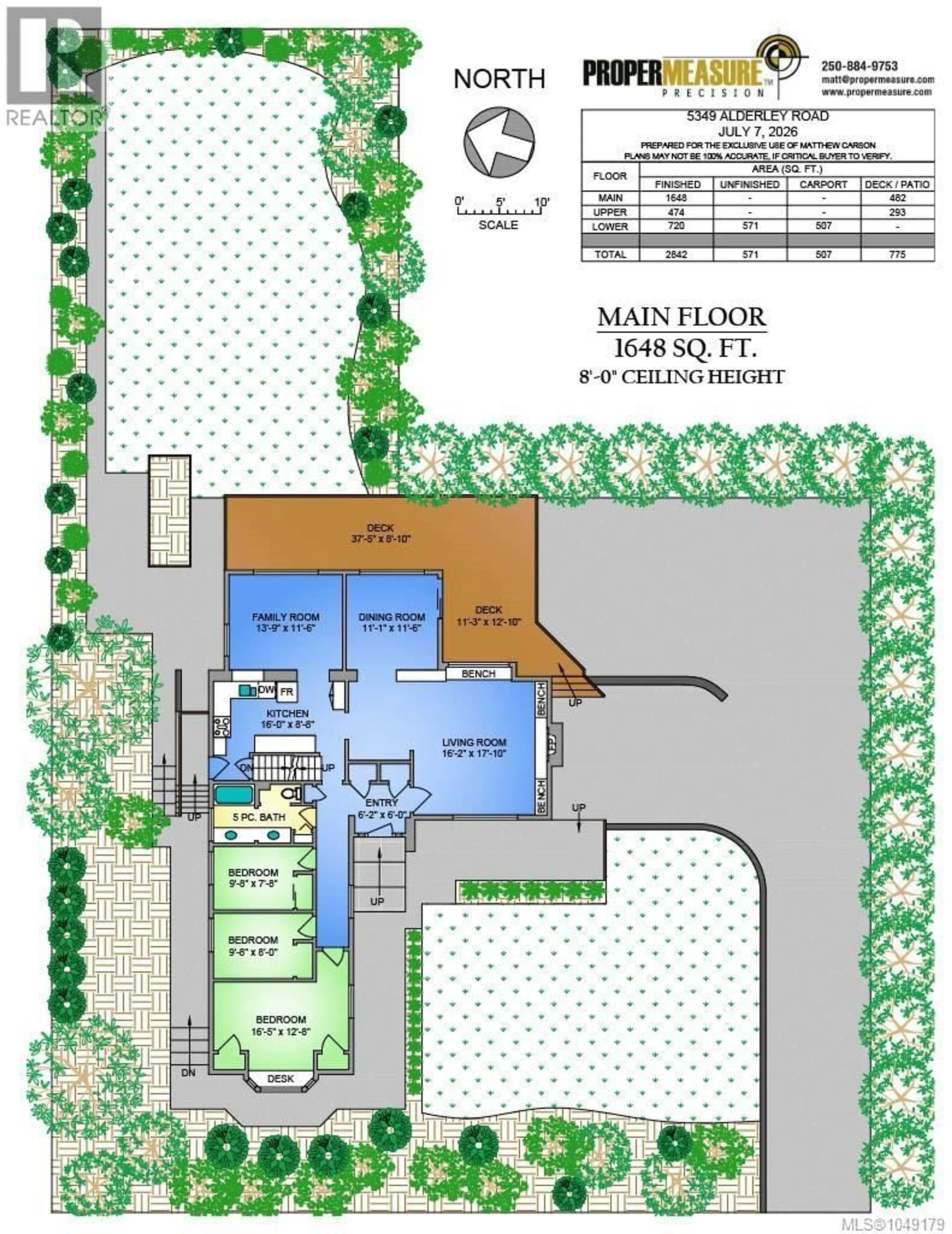 Floor plan for 5349 ALDERLEY ROAD, Saanich British Columbia V8Y1X9