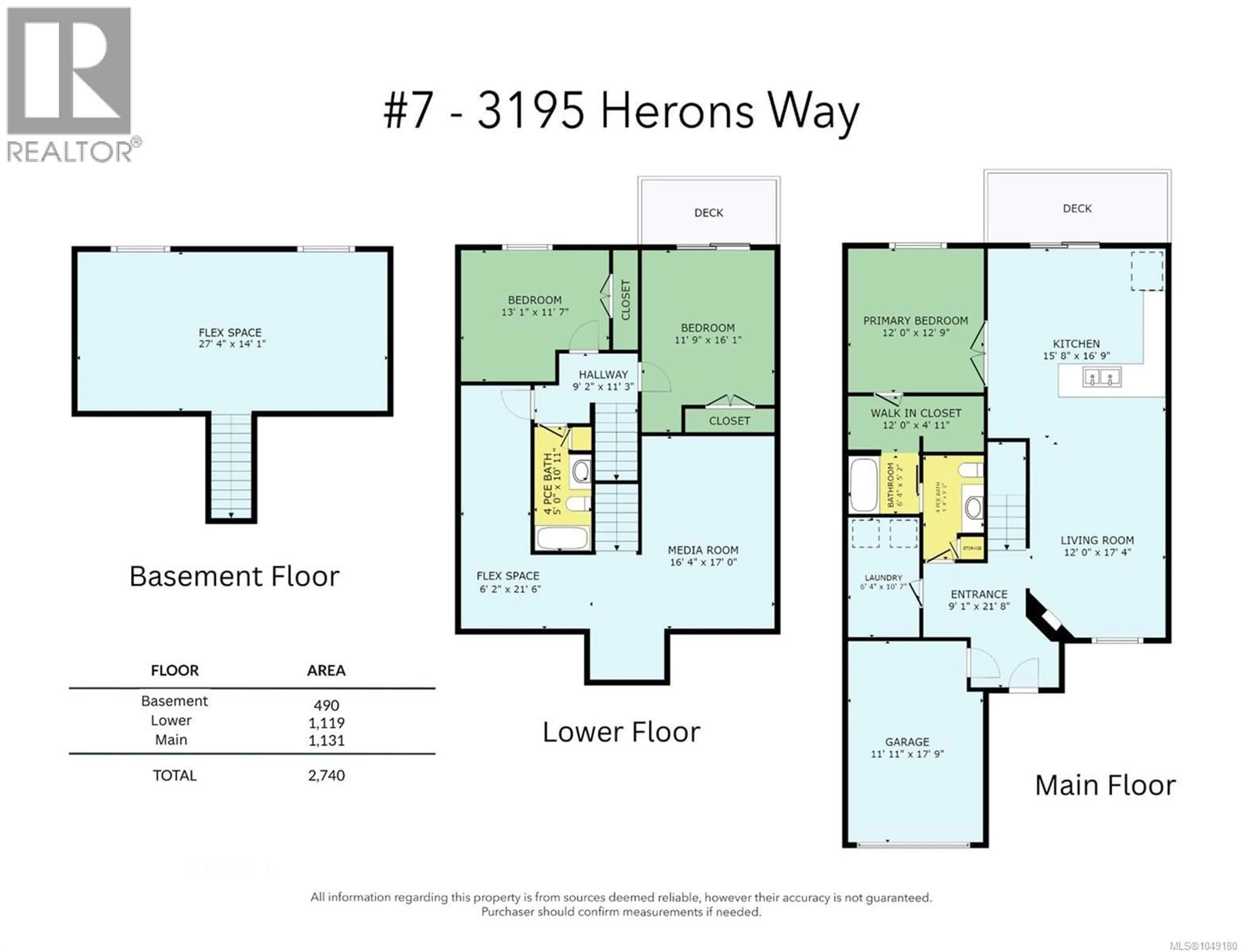 Floor plan for 7 - 3195 HERONS WAY, Duncan British Columbia V9L0H8