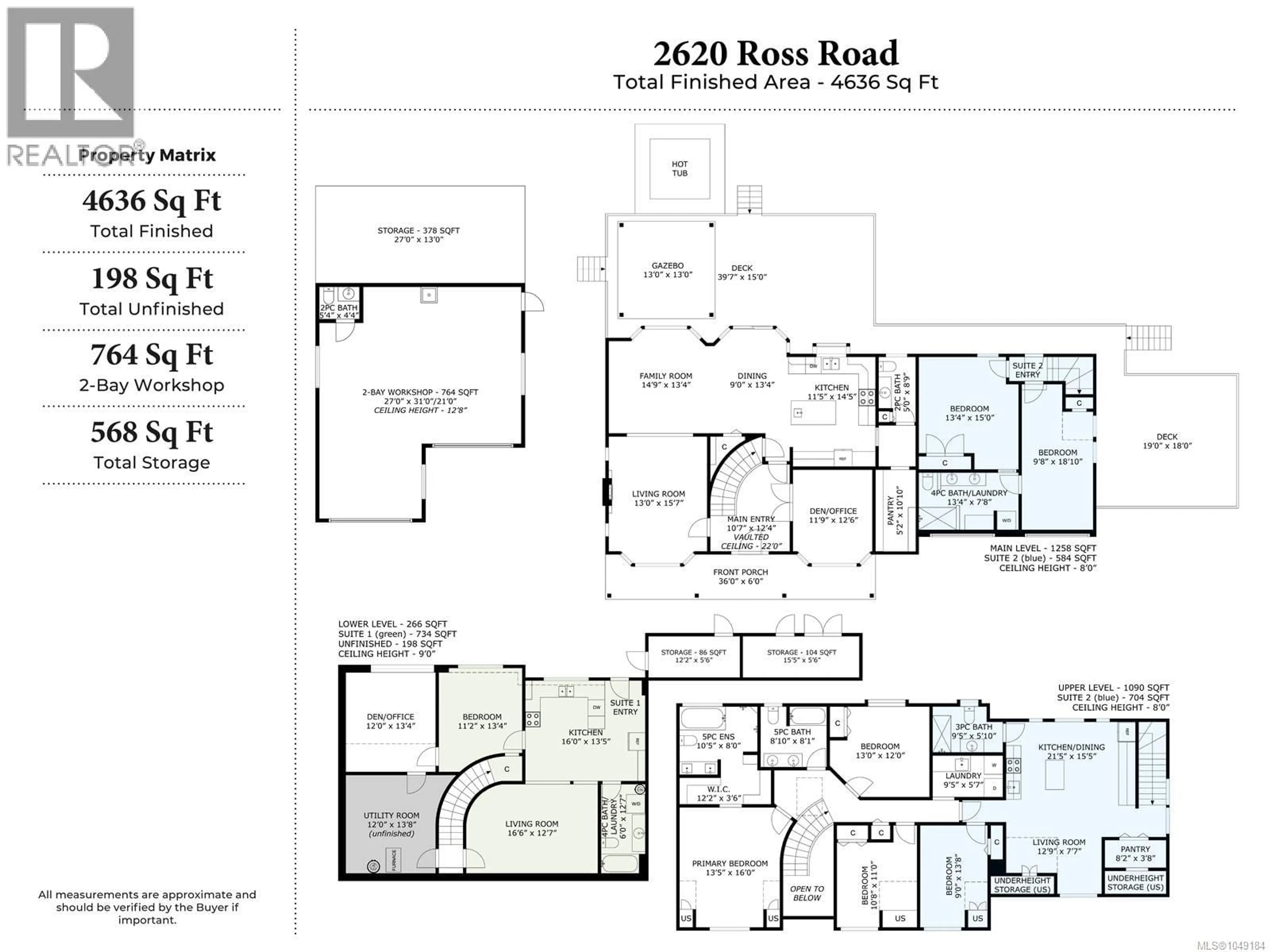 Floor plan for 2620 ROSS ROAD, Nanoose Bay British Columbia V9P9A6