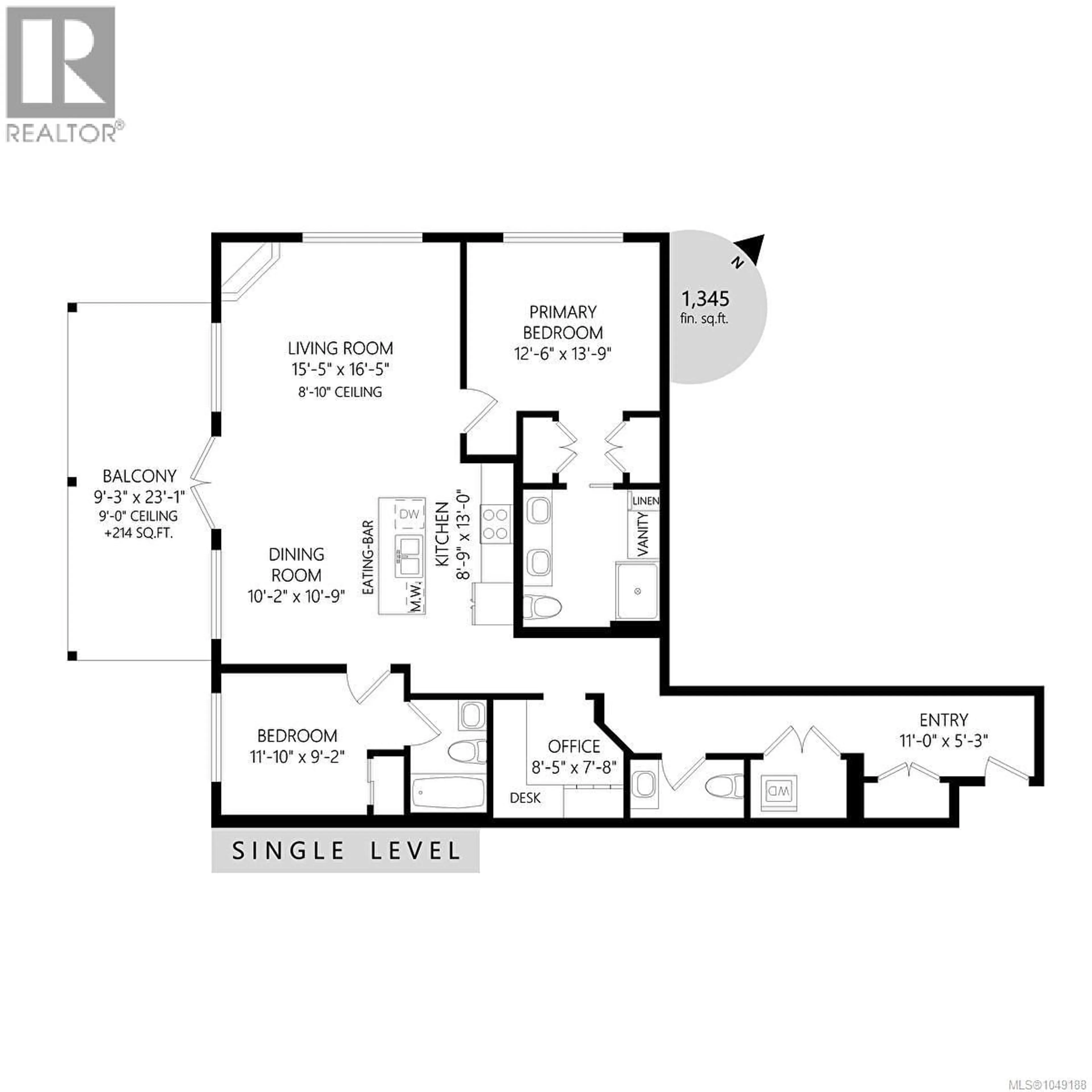 Floor plan for 109 - 741 TRAVINO LANE, Saanich British Columbia V8Z0G3