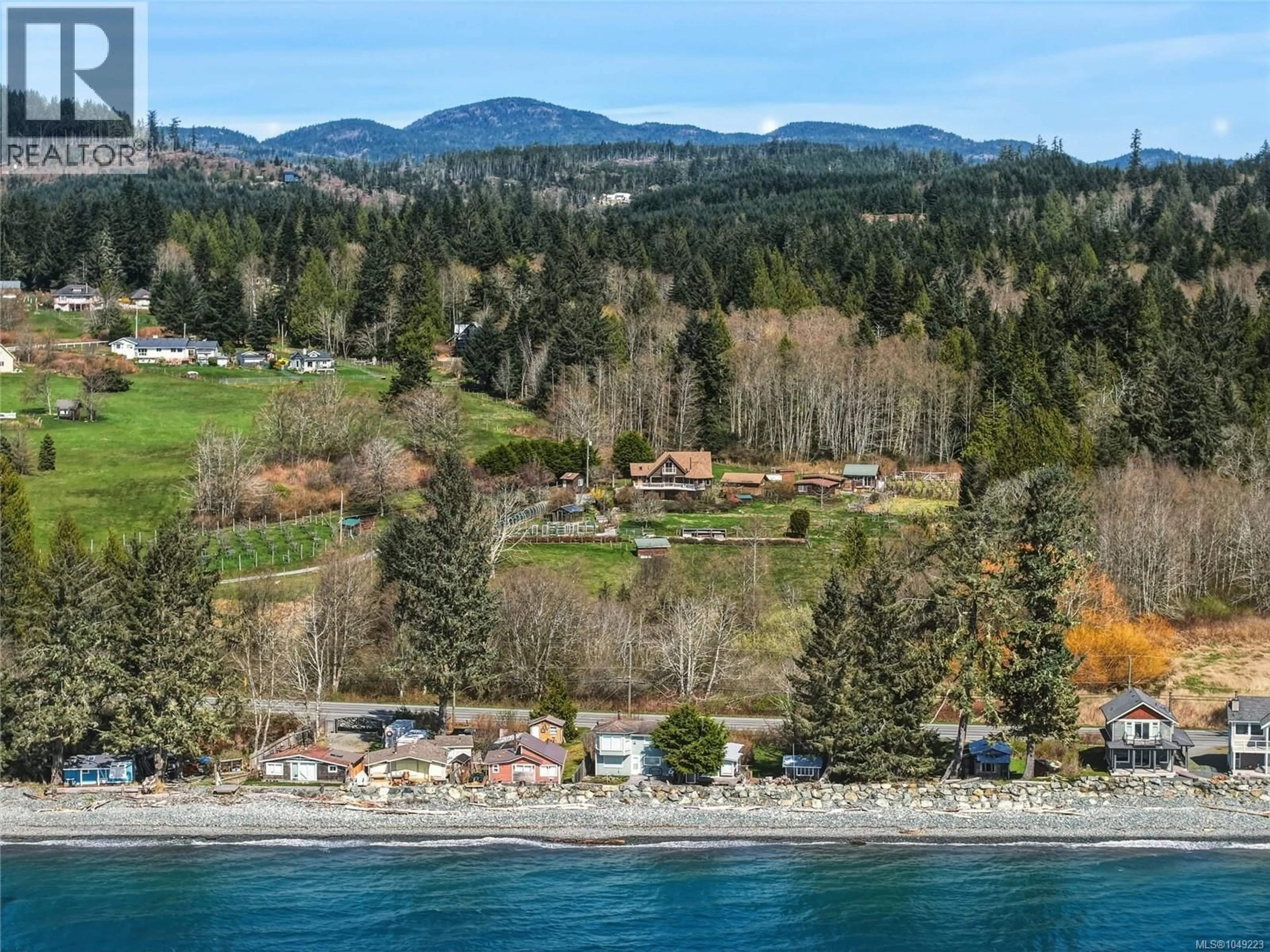 A pic from outside/outdoor area/front of a property/back of a property/a pic from drone, water/lake/river/ocean view for 8750 WEST COAST ROAD, Sooke British Columbia V9Z1H2