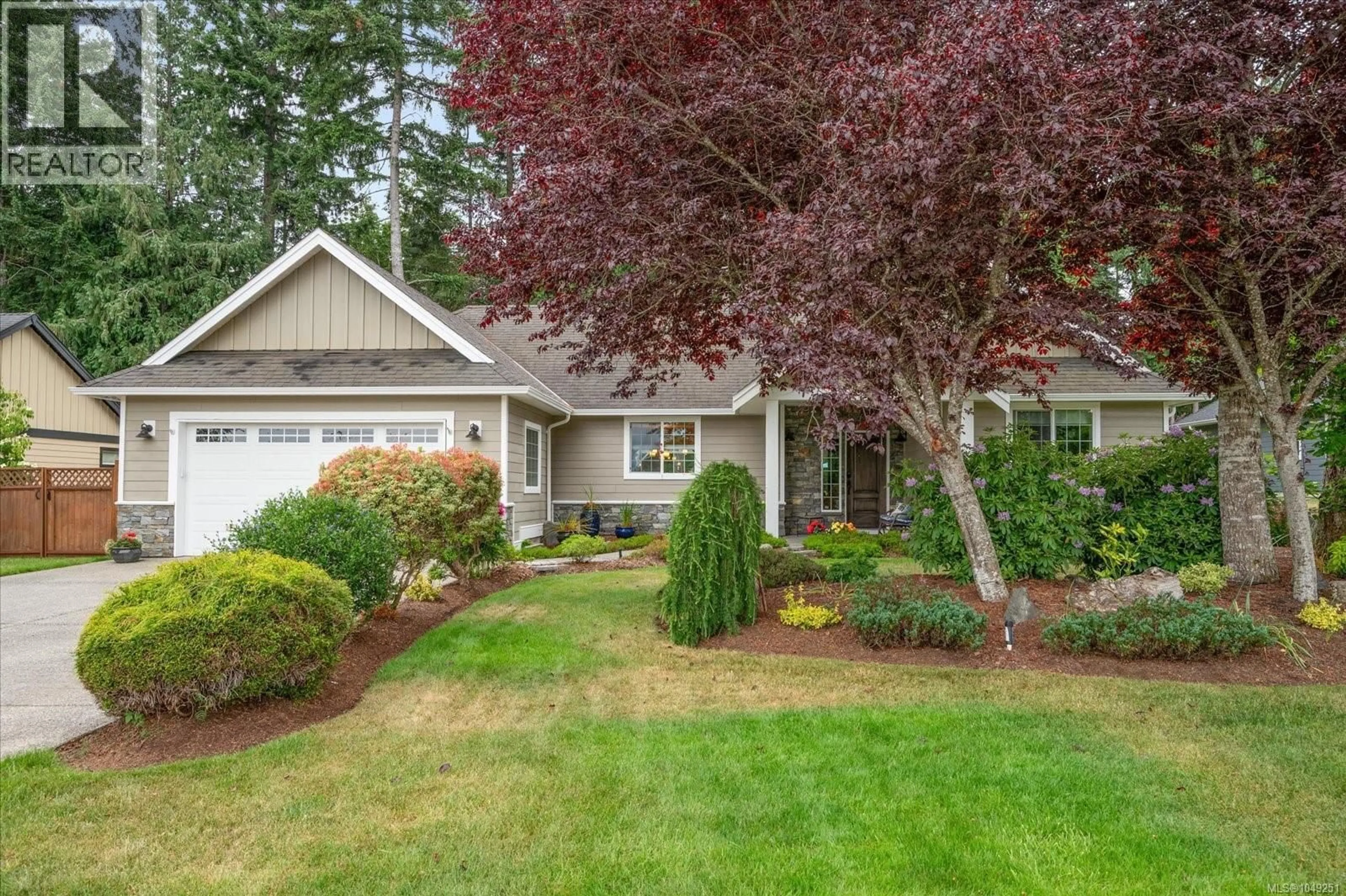Home with vinyl exterior material, street for 3936 CREEKSIDE DRIVE, Bowser British Columbia V0R1G0