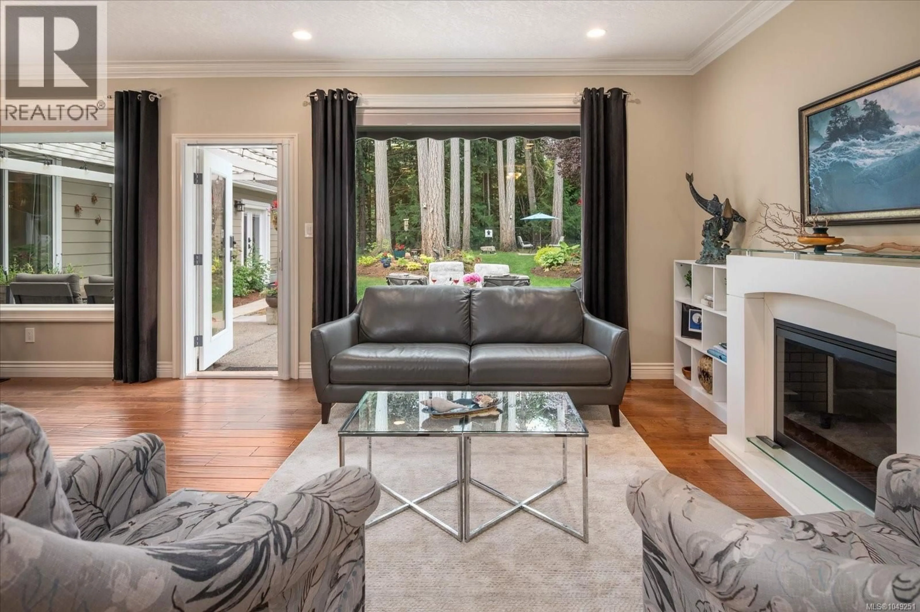 Living room with furniture, unknown for 3936 CREEKSIDE DRIVE, Bowser British Columbia V0R1G0