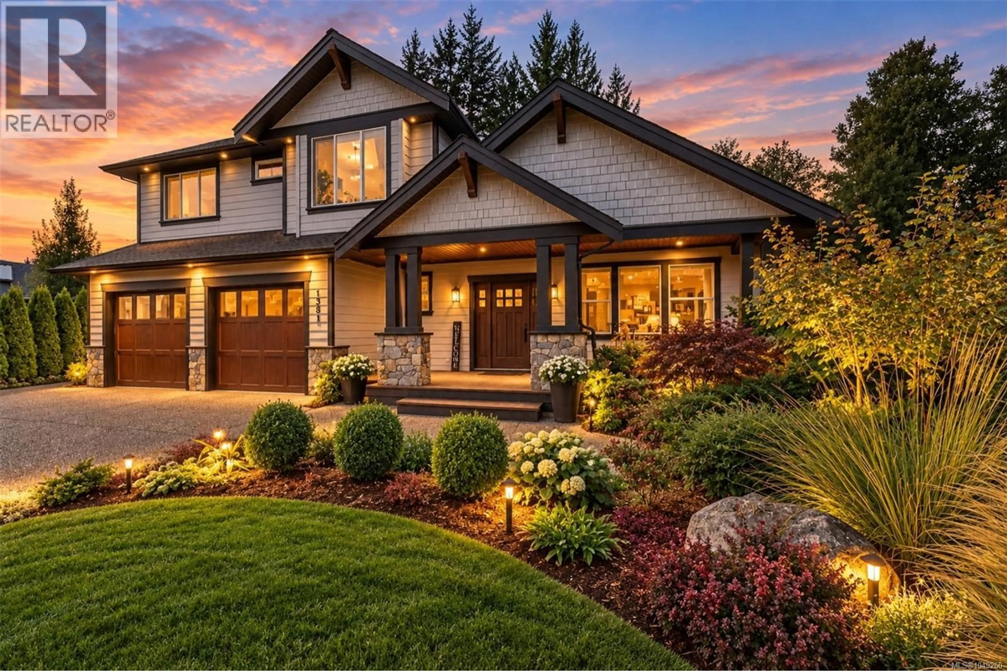 Home with brick exterior material, street for 1381 TURNER LANE, Cobble Hill British Columbia V8H0K2