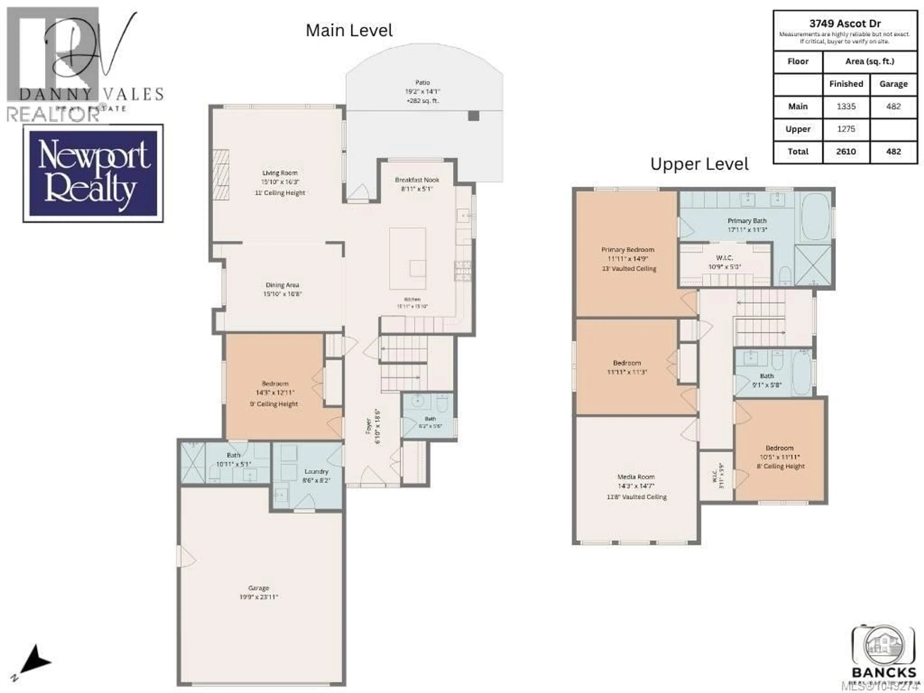 Floor plan for 3749 ASCOT DRIVE, Saanich British Columbia V8P3S2