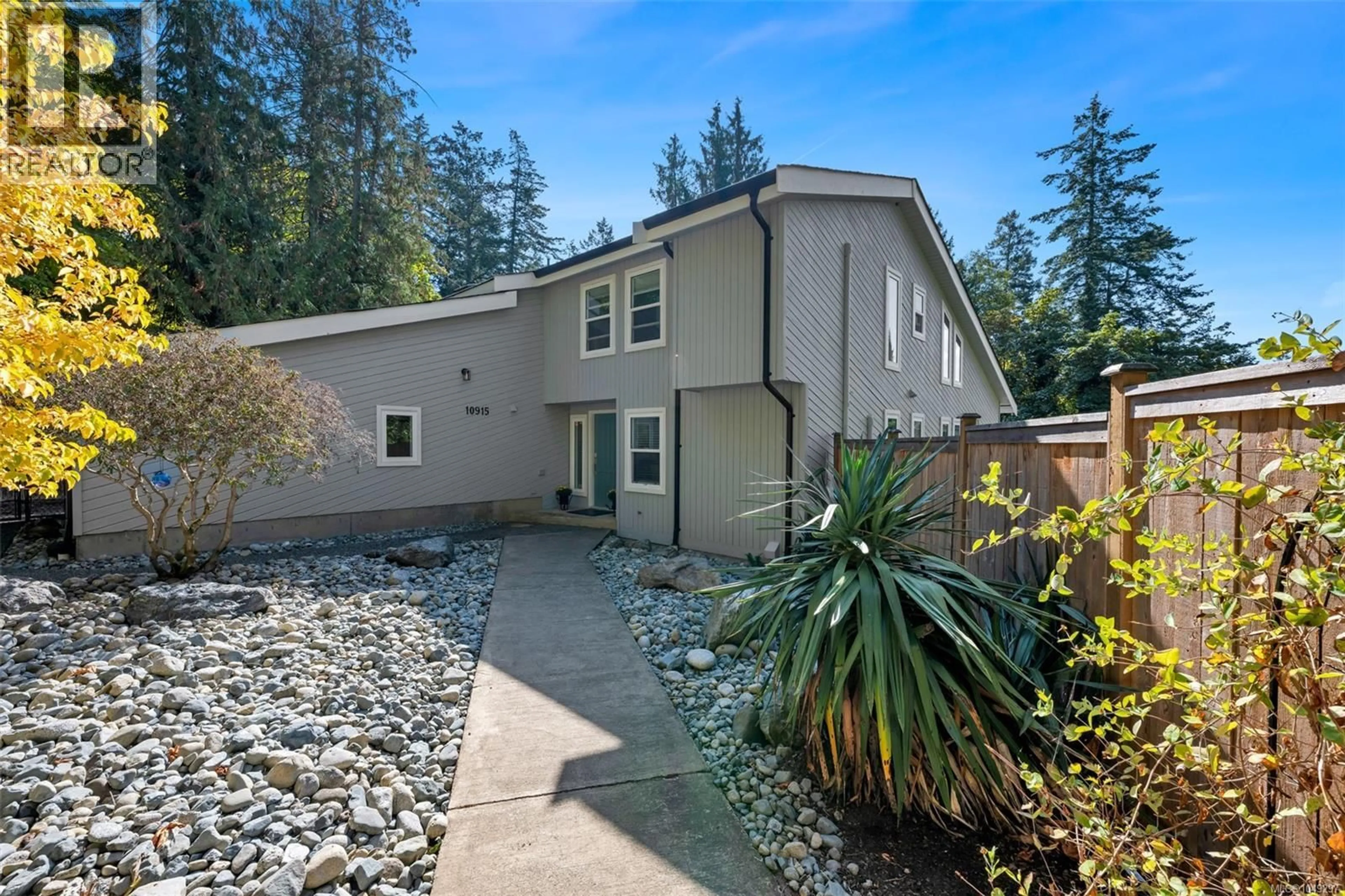 Home with vinyl exterior material, street for 10915 CEDAR LANE, North Saanich British Columbia V8L5R1