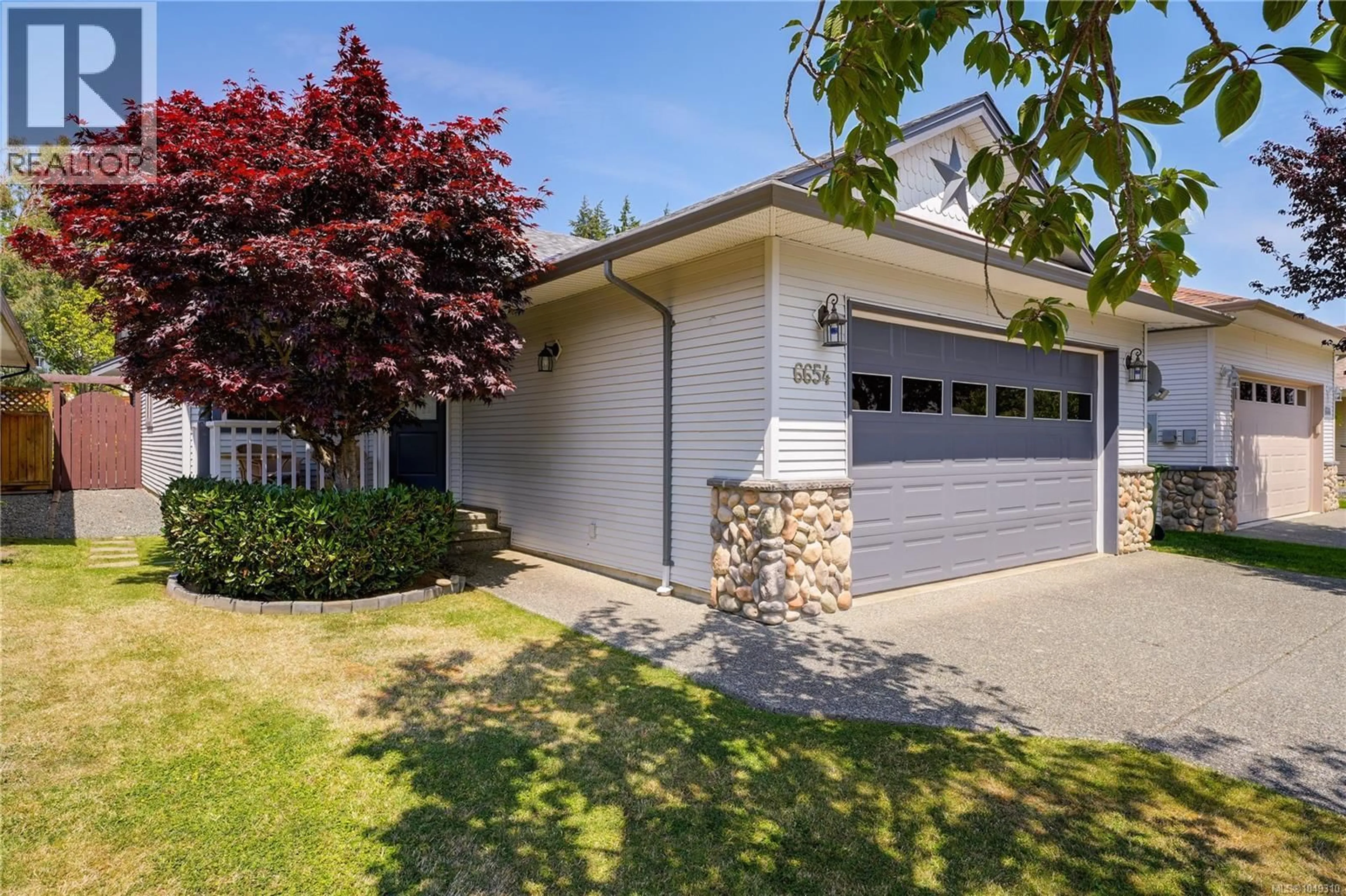 Home with vinyl exterior material, street for 6654 ACREMAN PLACE, Sooke British Columbia V9Z0V9