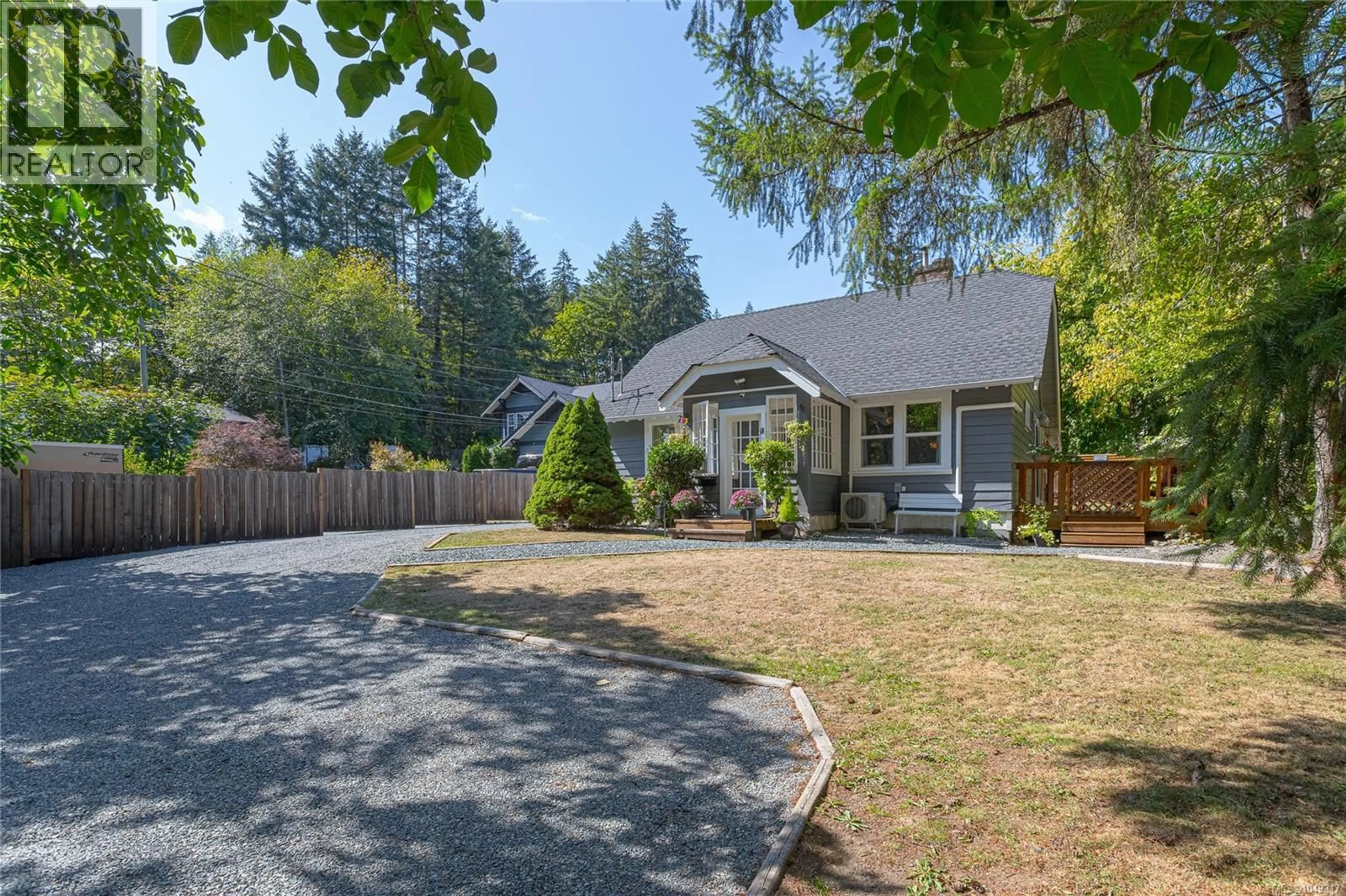 A pic from outside/outdoor area/front of a property/back of a property/a pic from drone, street for 5292 KOKSILAH ROAD, Duncan British Columbia V9L6V3