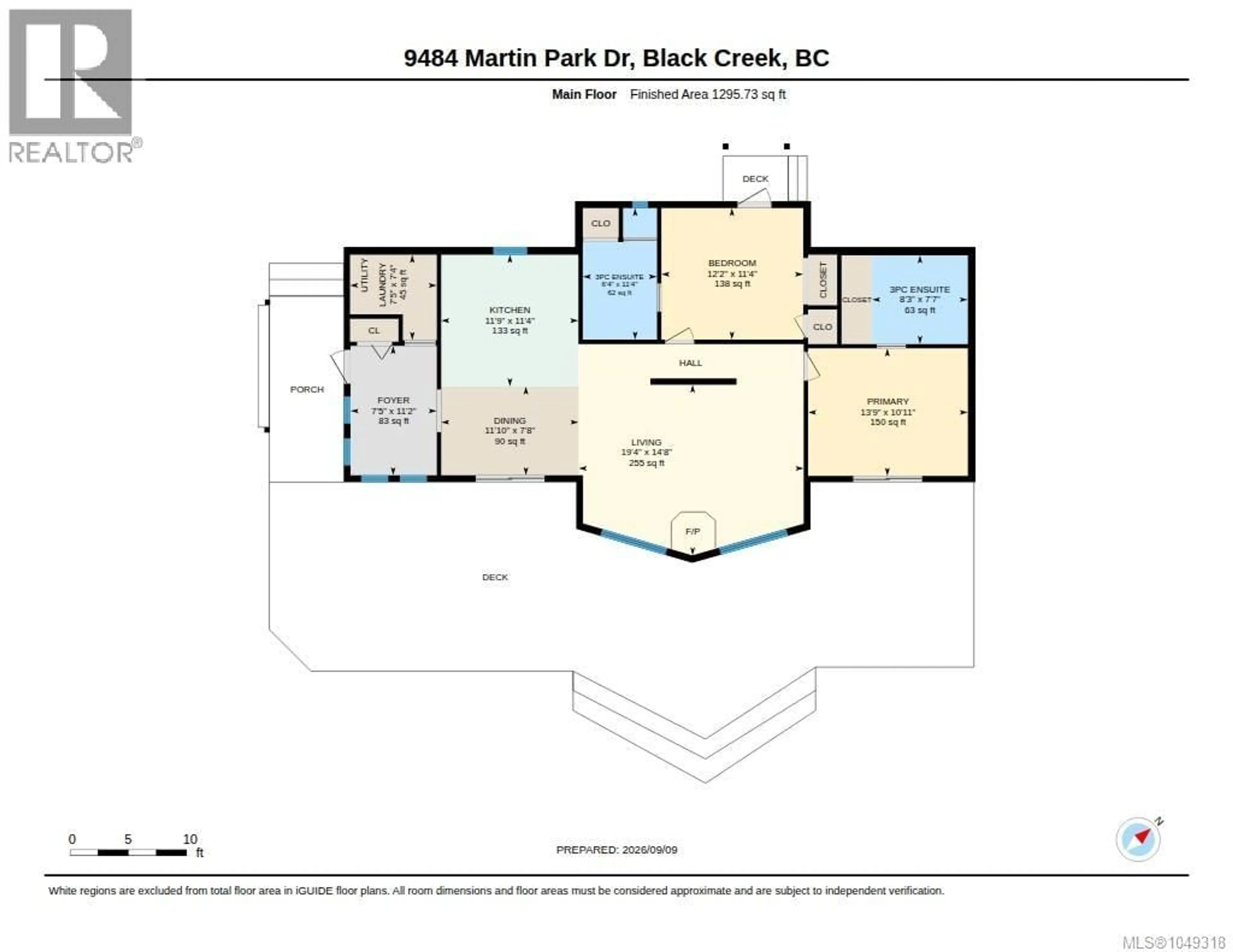 Floor plan for 9484 MARTIN PARK DRIVE, Black Creek British Columbia V9J1C4