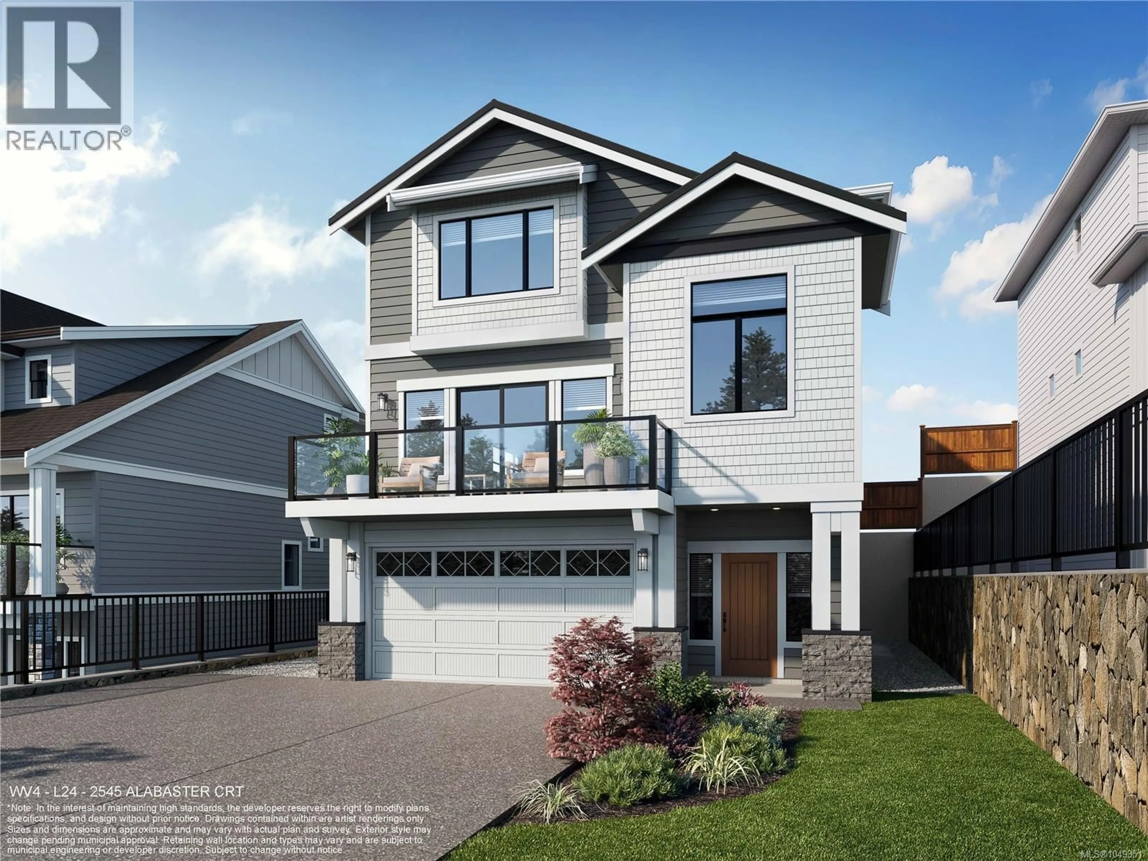 Home with vinyl exterior material, street for 2545 ALABASTER COURT, Langford British Columbia V9B5N1