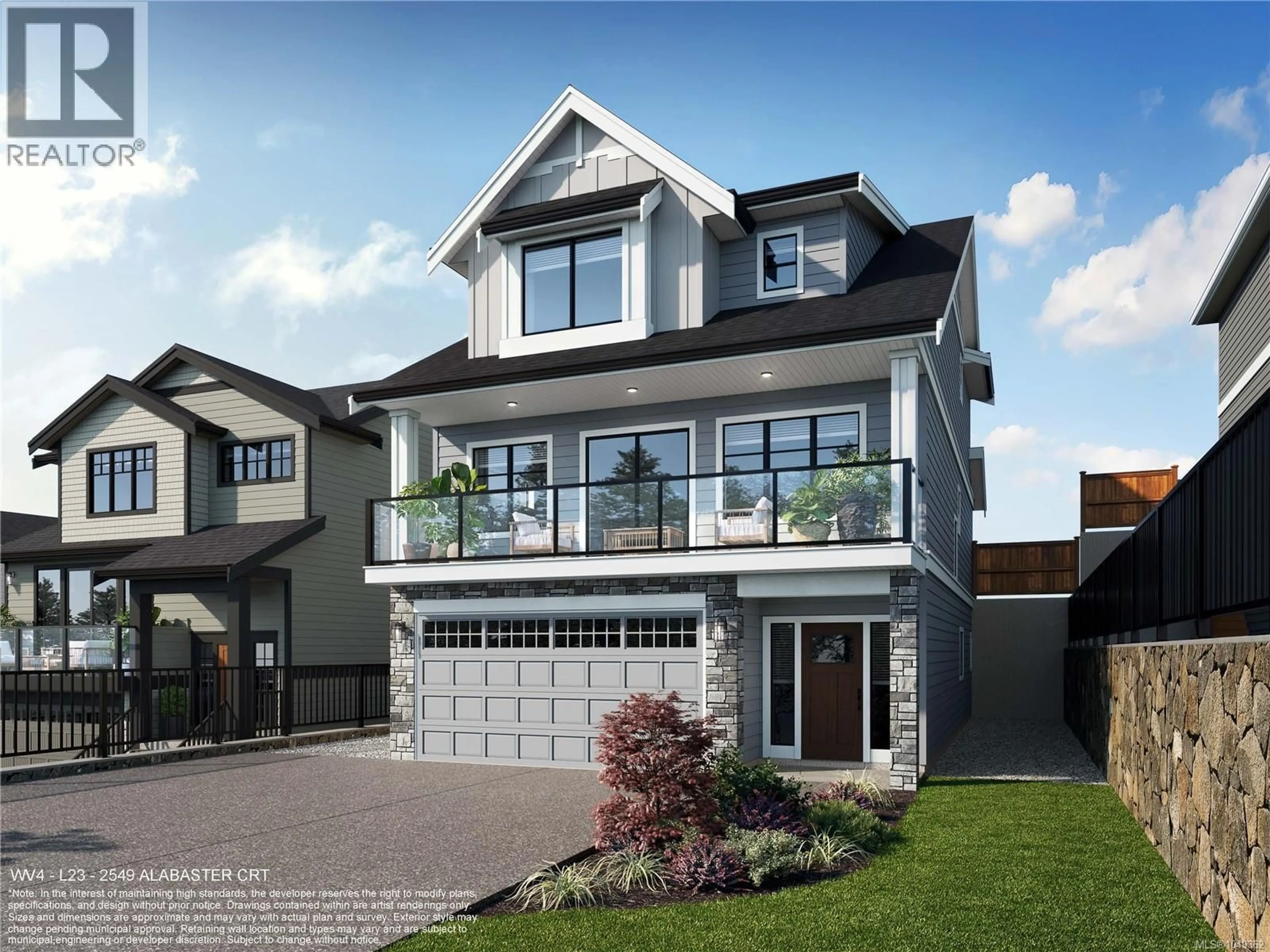 Home with vinyl exterior material, street for 2549 ALABASTER COURT, Langford British Columbia V9B5N1