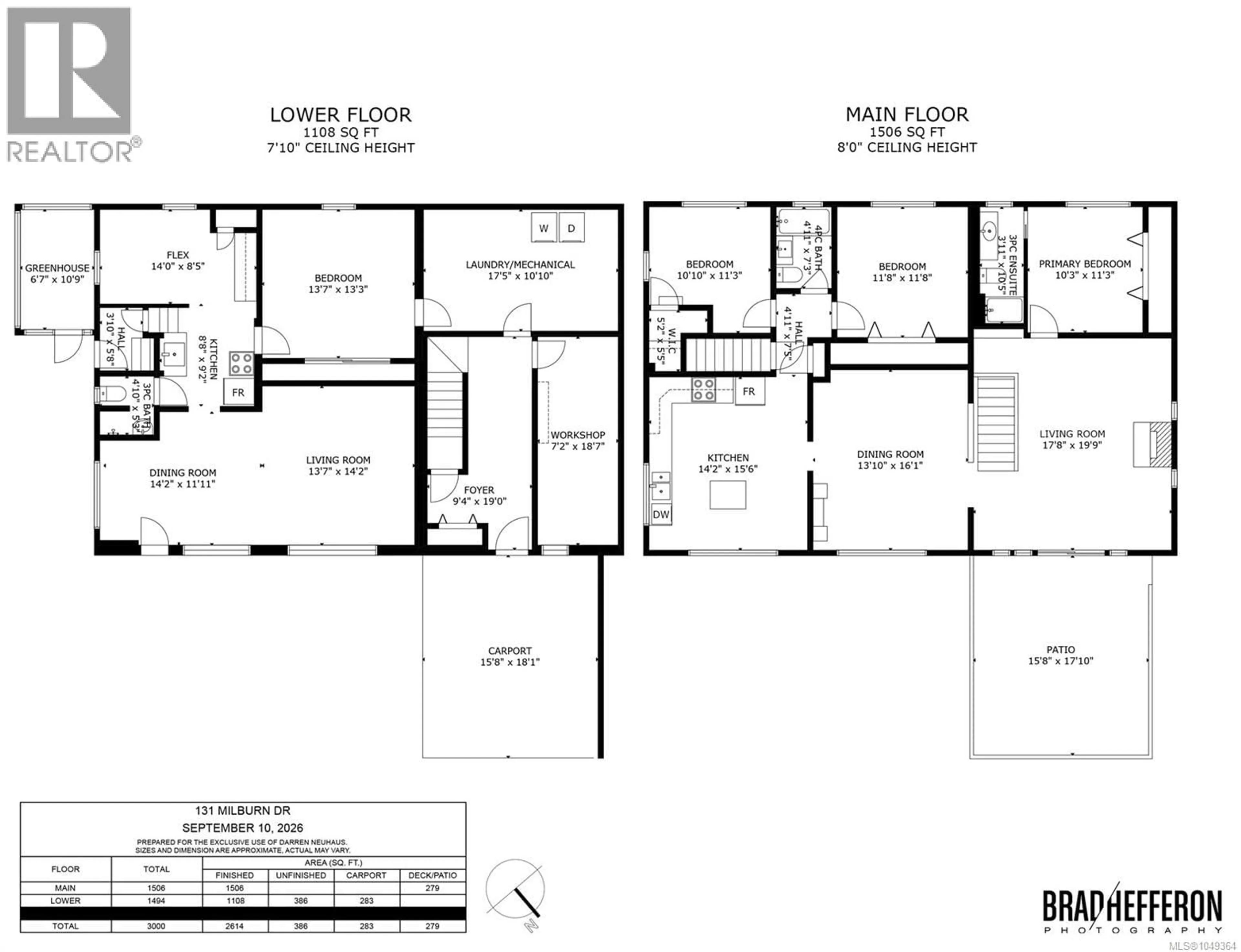 Floor plan for 131 MILBURN DRIVE, Colwood British Columbia V9C1T7