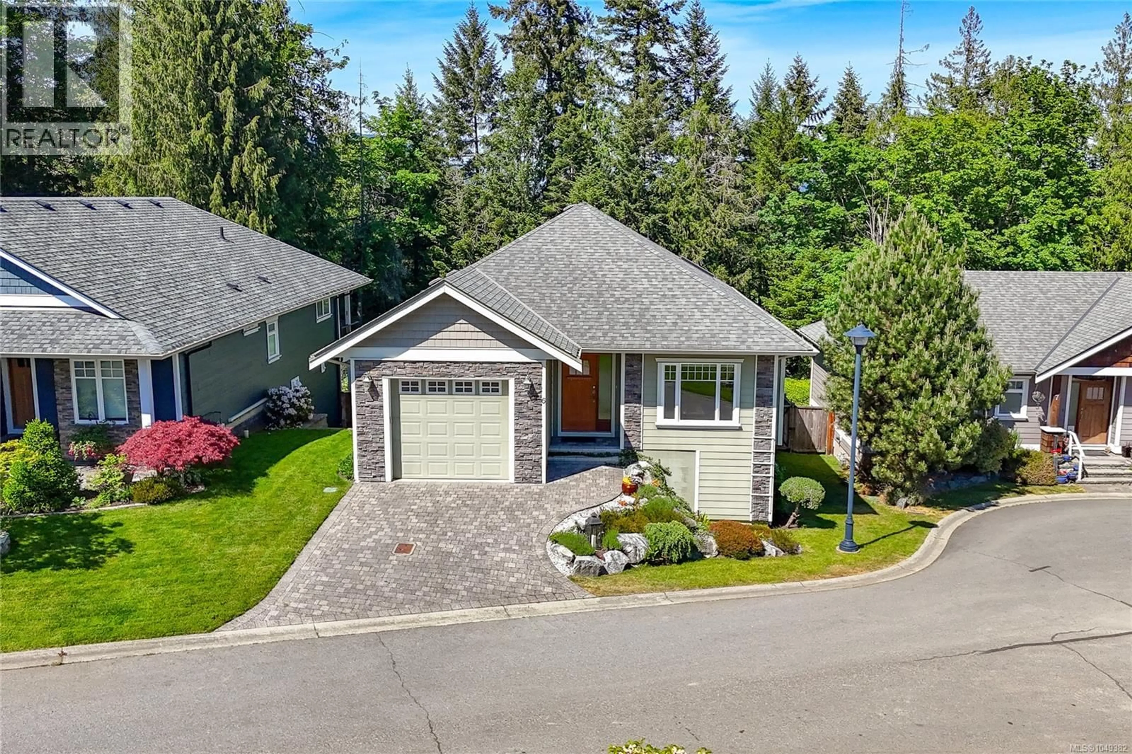 A pic from outside/outdoor area/front of a property/back of a property/a pic from drone, street for 6 - 5315 MILLER ROAD, Duncan British Columbia V9L0B6