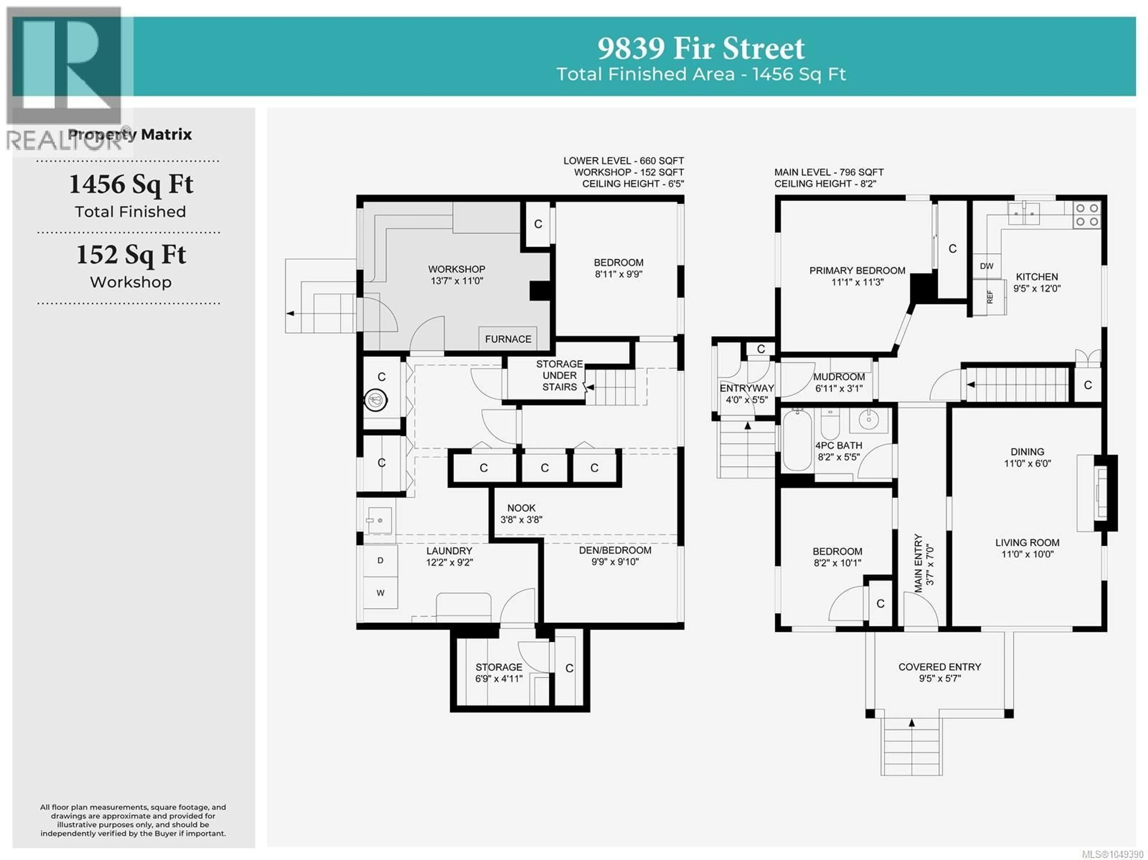 Floor plan for 9839 FIR STREET, Chemainus British Columbia V0R1K0