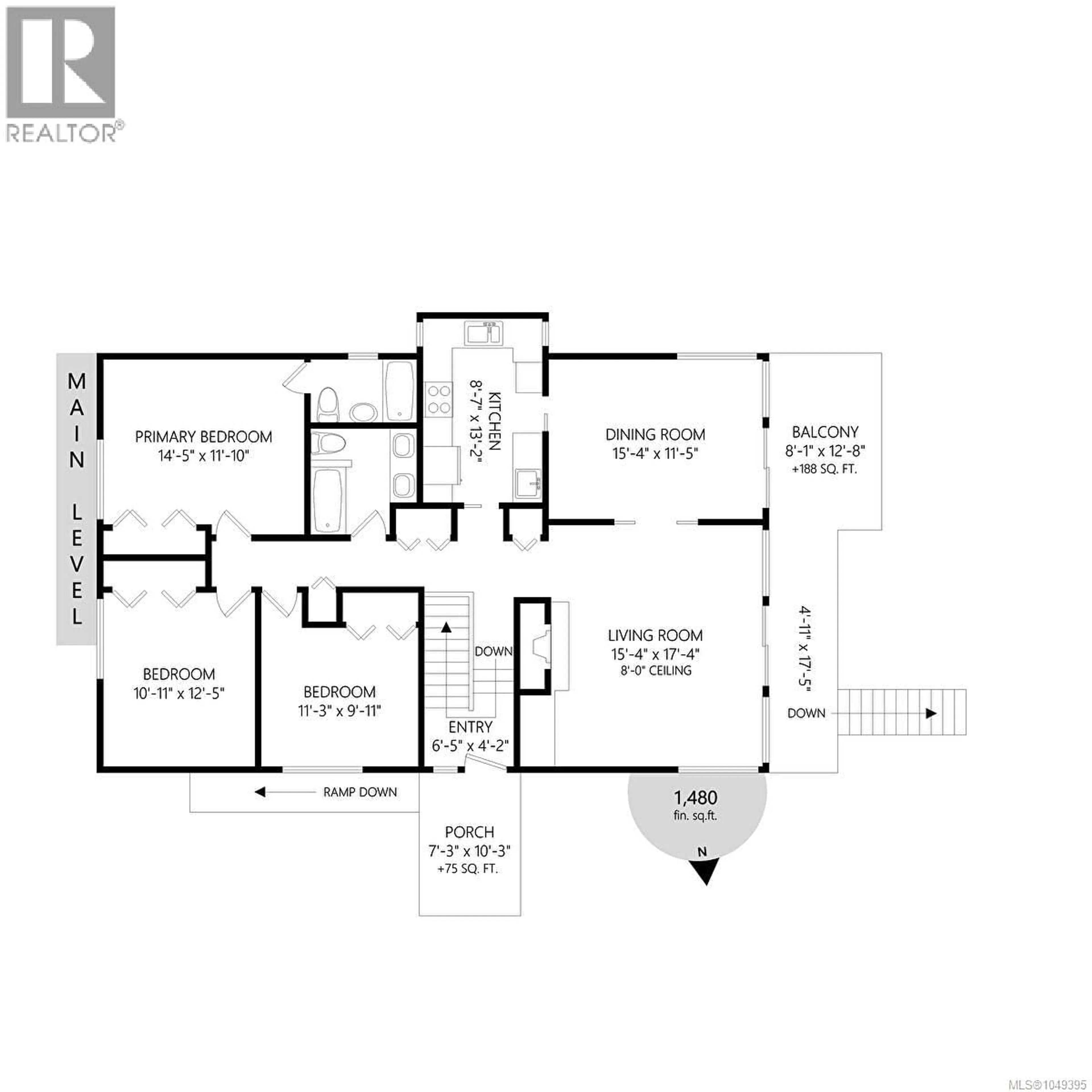 Floor plan for 1030 JOAN CRESCENT, Victoria British Columbia V8S3L5