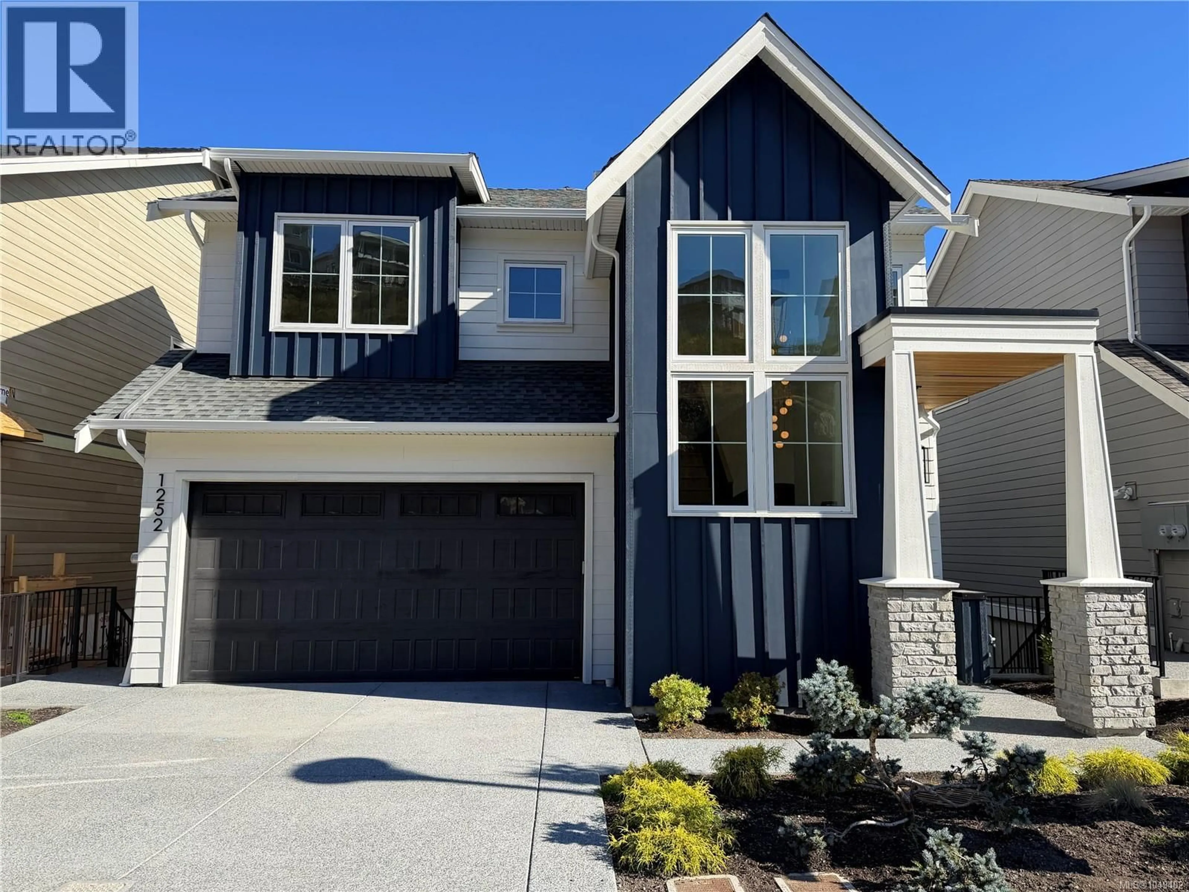 Home with vinyl exterior material, street for 1252 CEDARBROOK WAY, Langford British Columbia V9B6J8