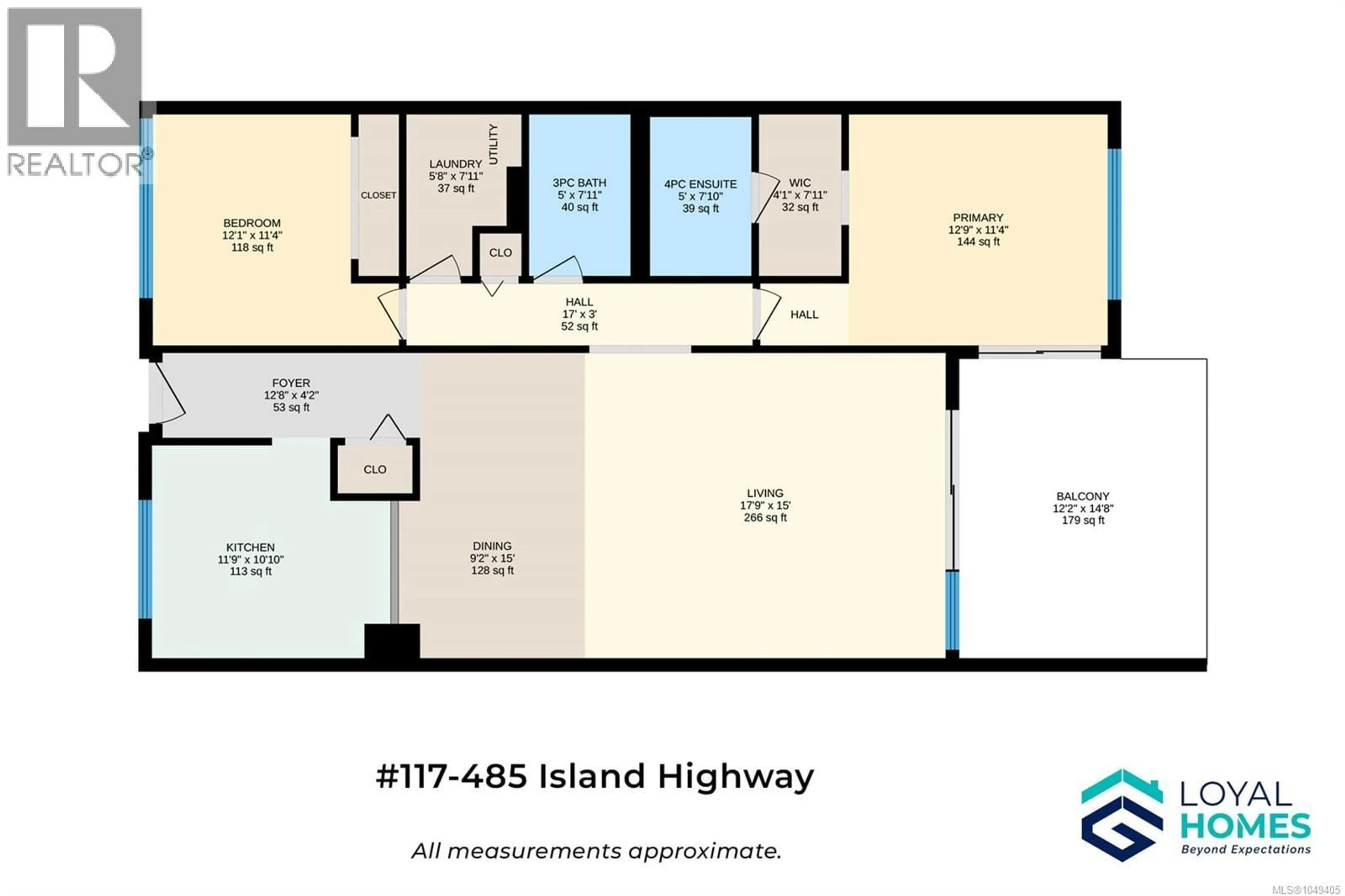 Floor plan for 117 - 485 ISLAND HIGHWAY, View Royal British Columbia V9B5H7