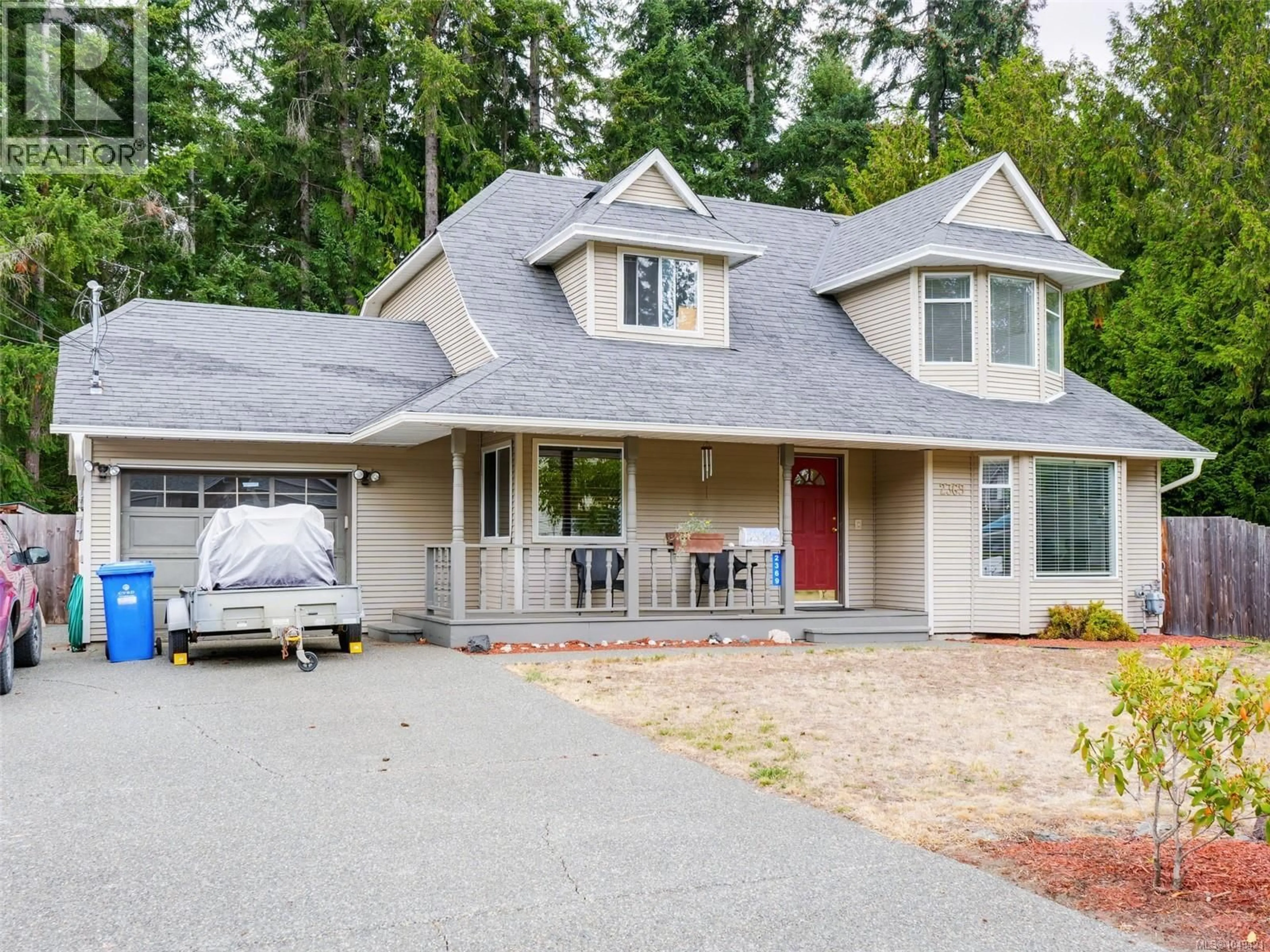 Home with vinyl exterior material, street for 2369 ROBERTSON STREET, Shawnigan Lake British Columbia V0R2W1