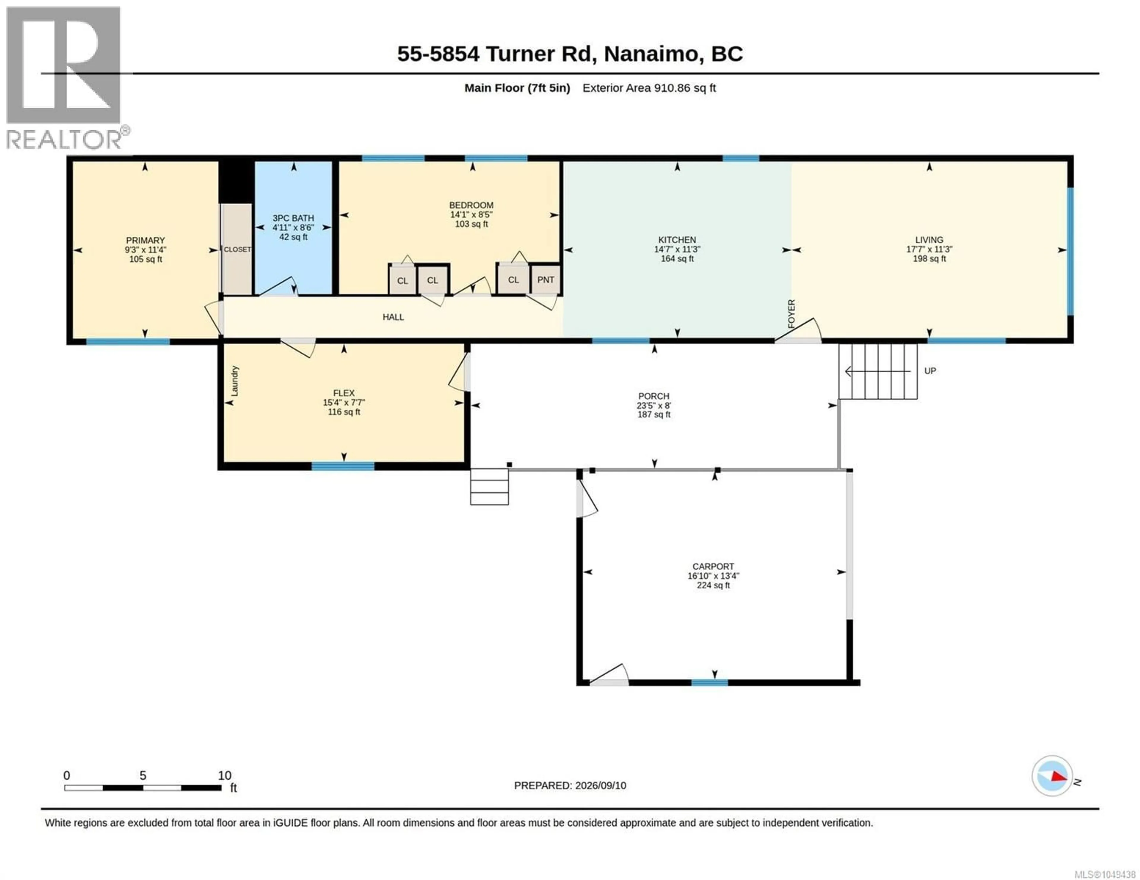 Floor plan for 55 - 5854 TURNER ROAD, Nanaimo British Columbia V9T2N6