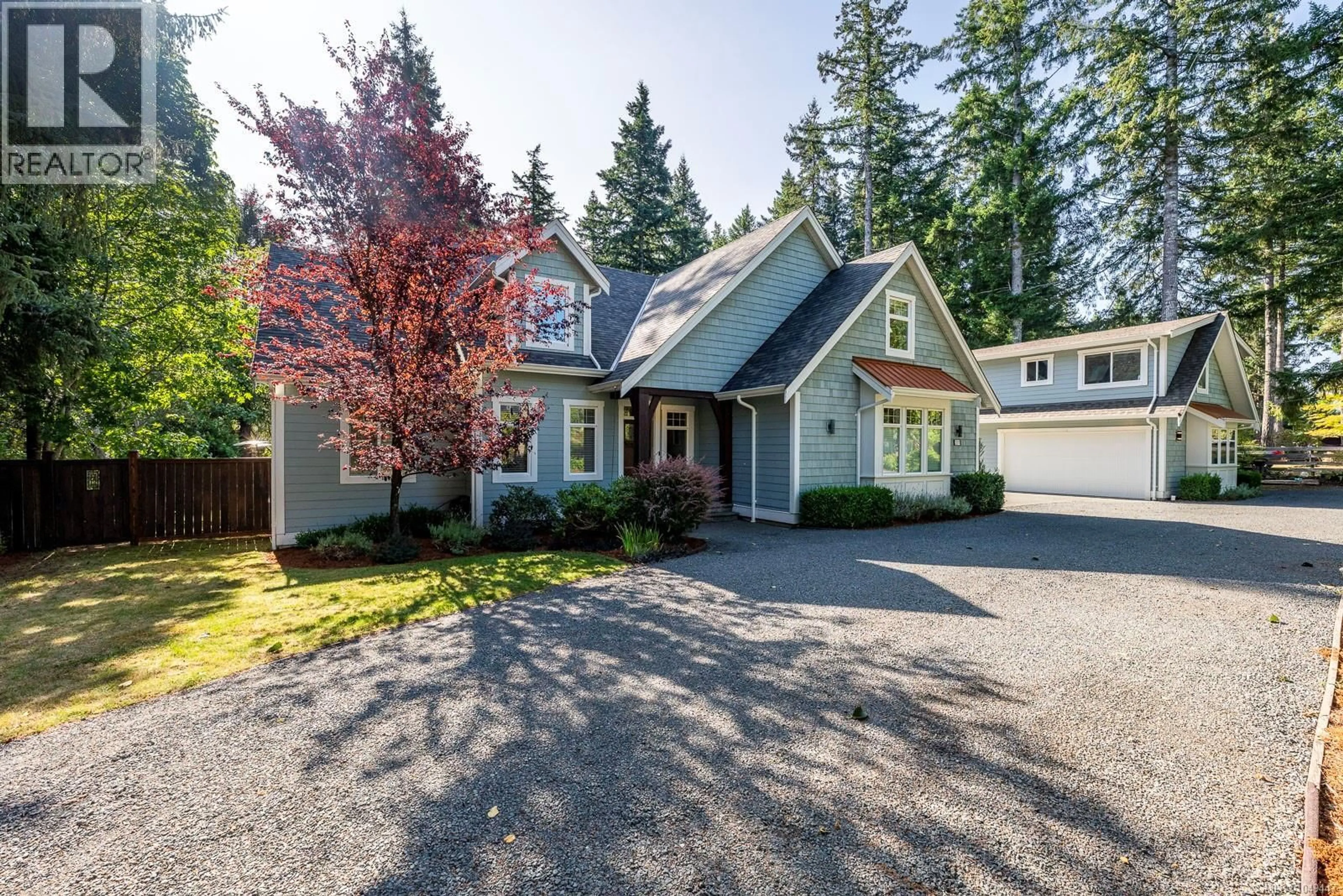 Home with vinyl exterior material, street for 2377/2379 BARBARA ROAD, Courtenay British Columbia V9J1L9