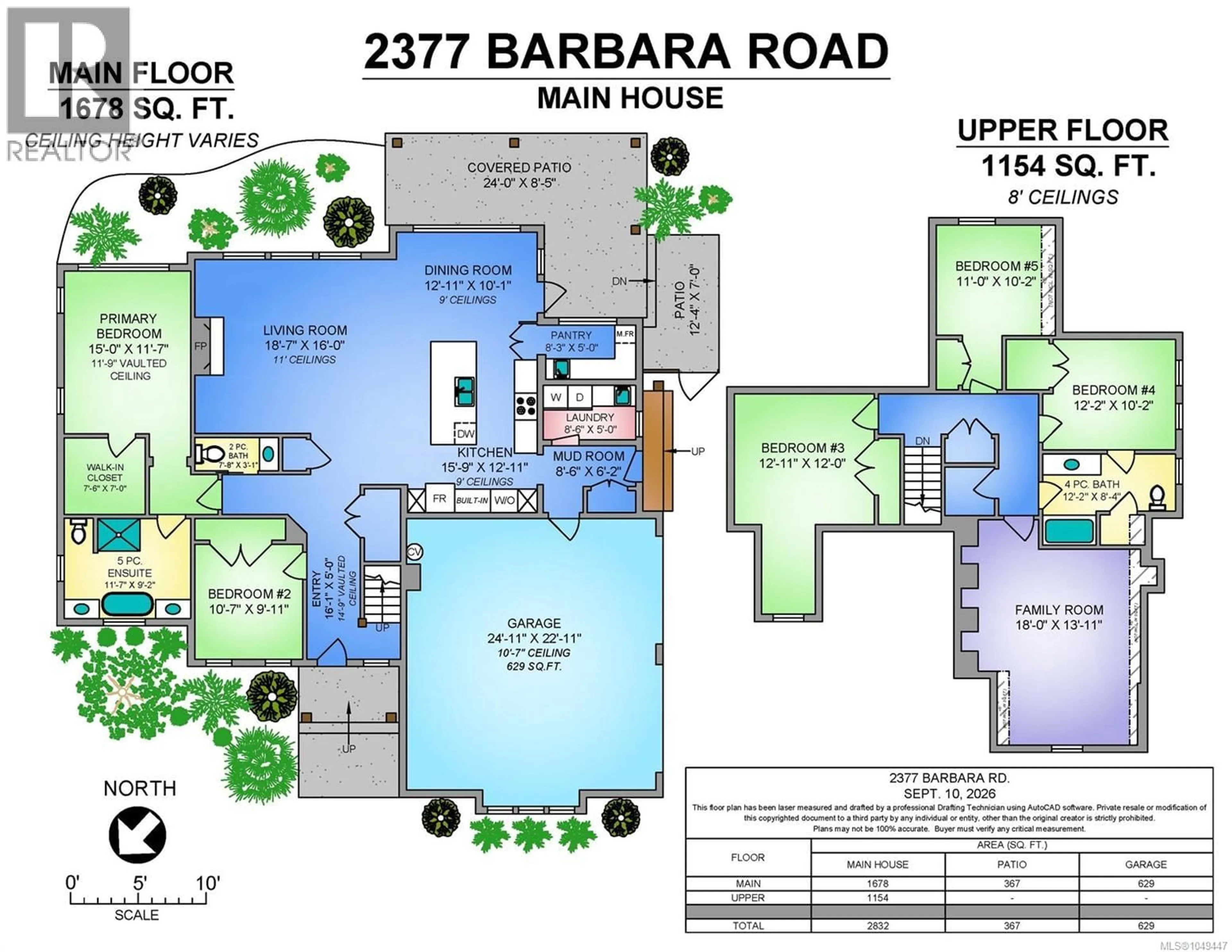 Floor plan for 2377/2379 BARBARA ROAD, Courtenay British Columbia V9J1L9