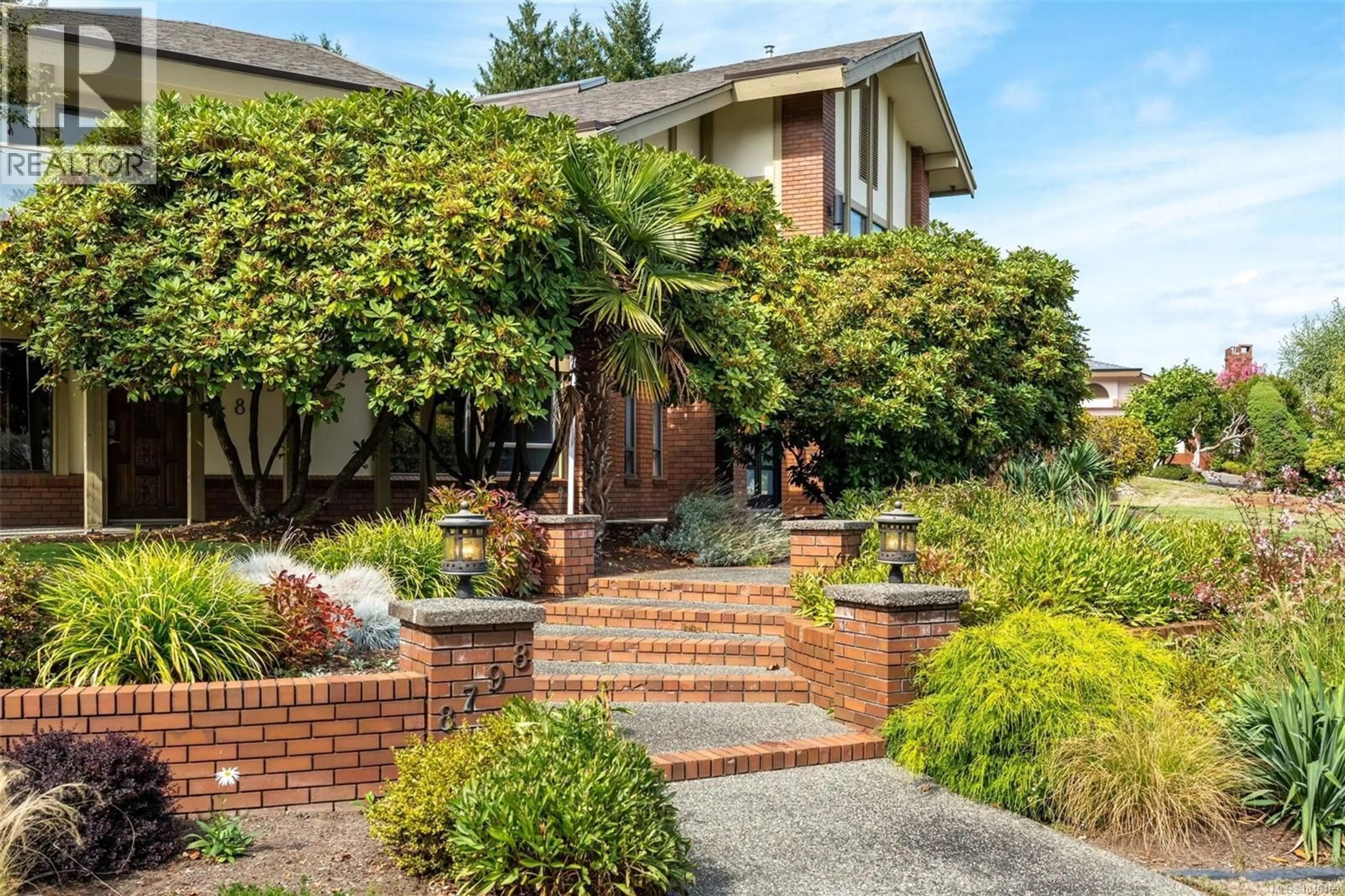 Home with brick exterior material, street for 8798 FOREST PARK DRIVE, North Saanich British Columbia V8L5A8