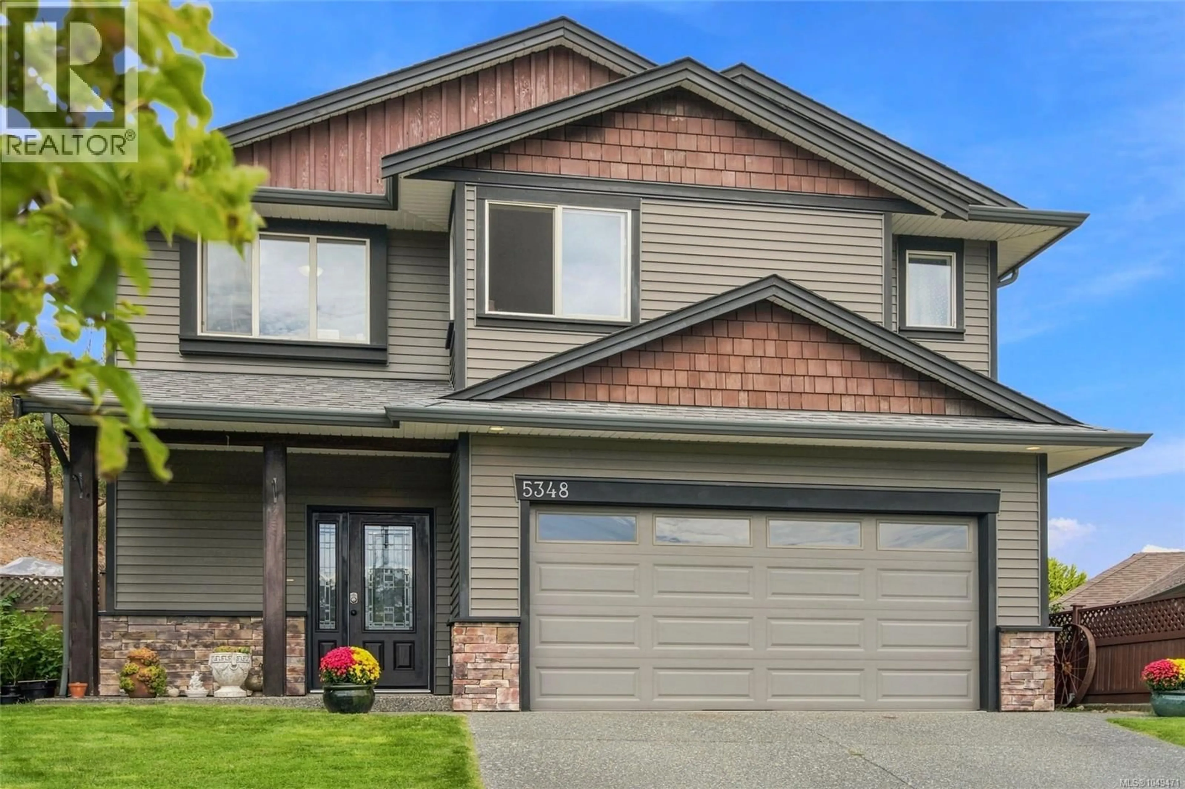 Home with vinyl exterior material, street for 5348 CASCARA DRIVE, Nanaimo British Columbia V9T0E4