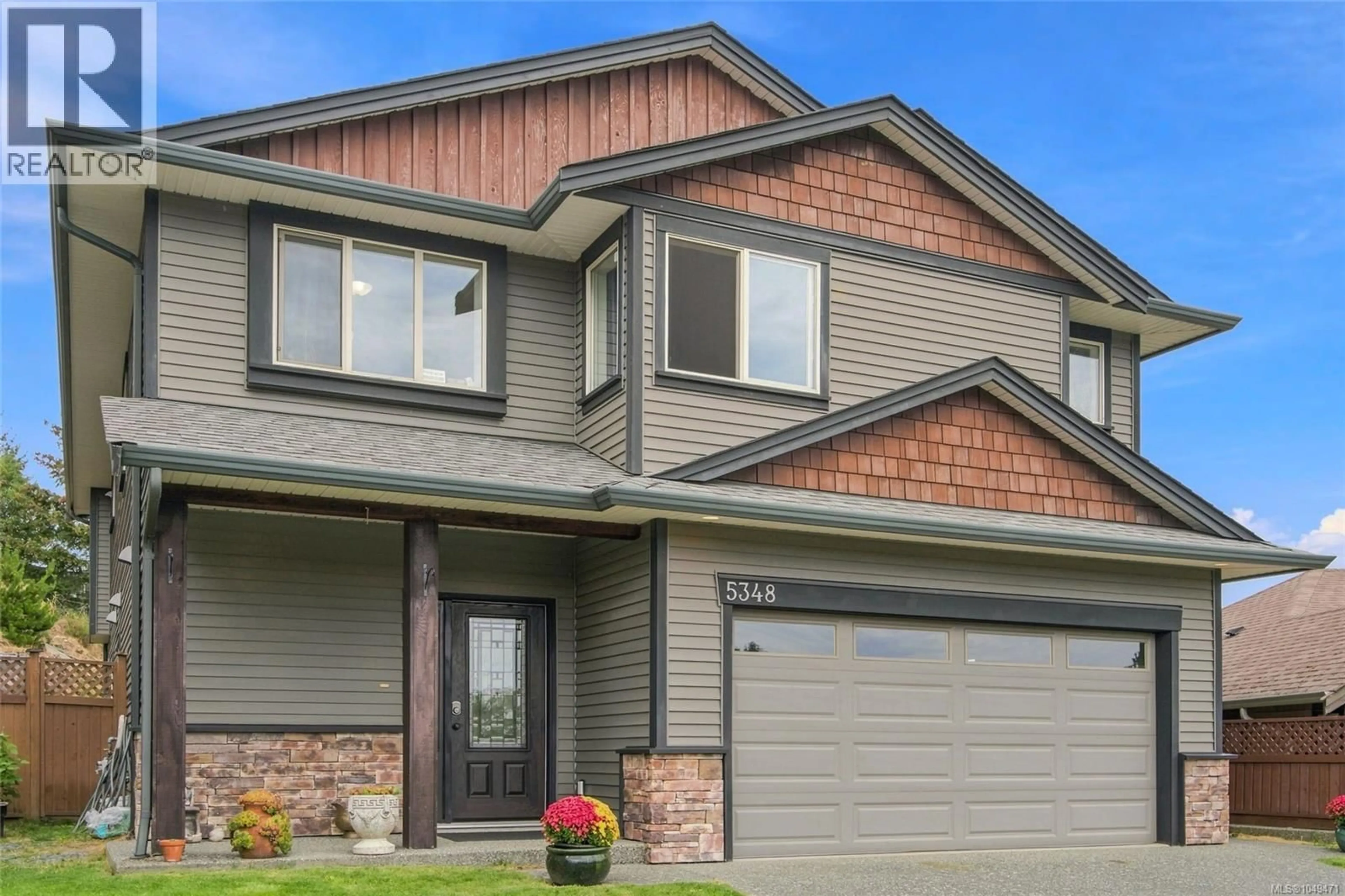 Home with vinyl exterior material, street for 5348 CASCARA DRIVE, Nanaimo British Columbia V9T0E4