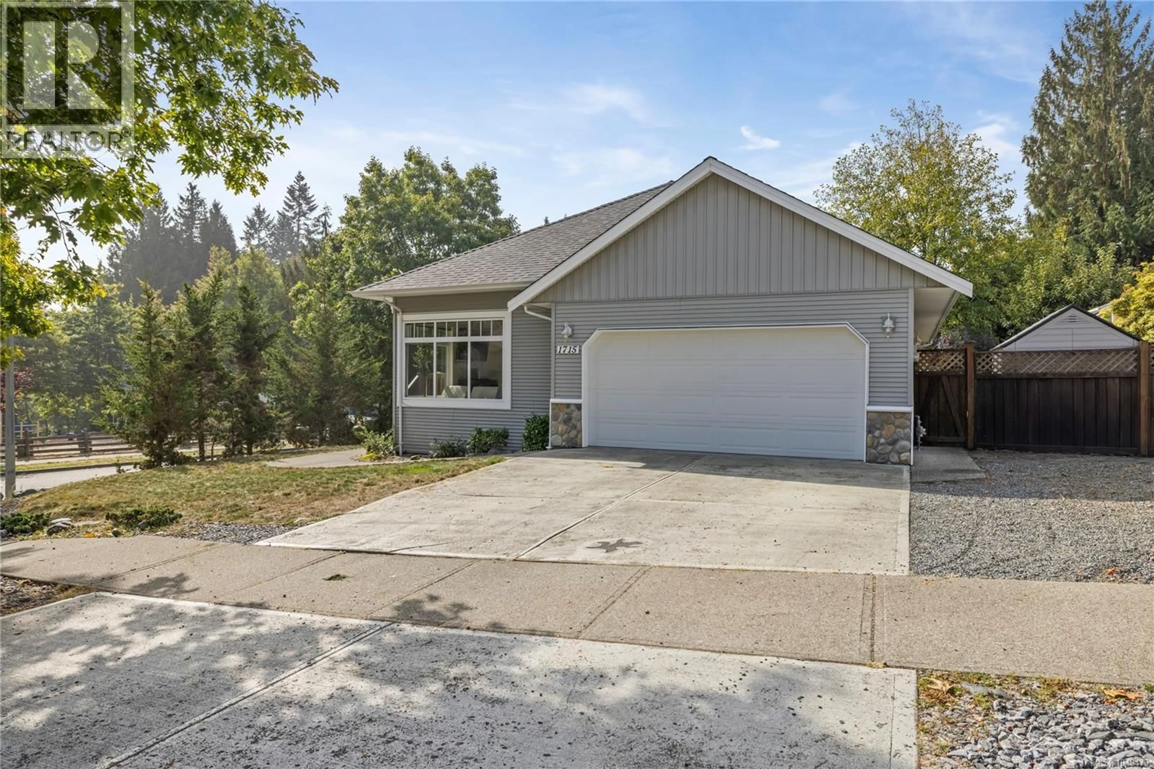 Home with vinyl exterior material, street for 1715 COUNTRY HILLS DRIVE, Nanaimo British Columbia V9X1X5