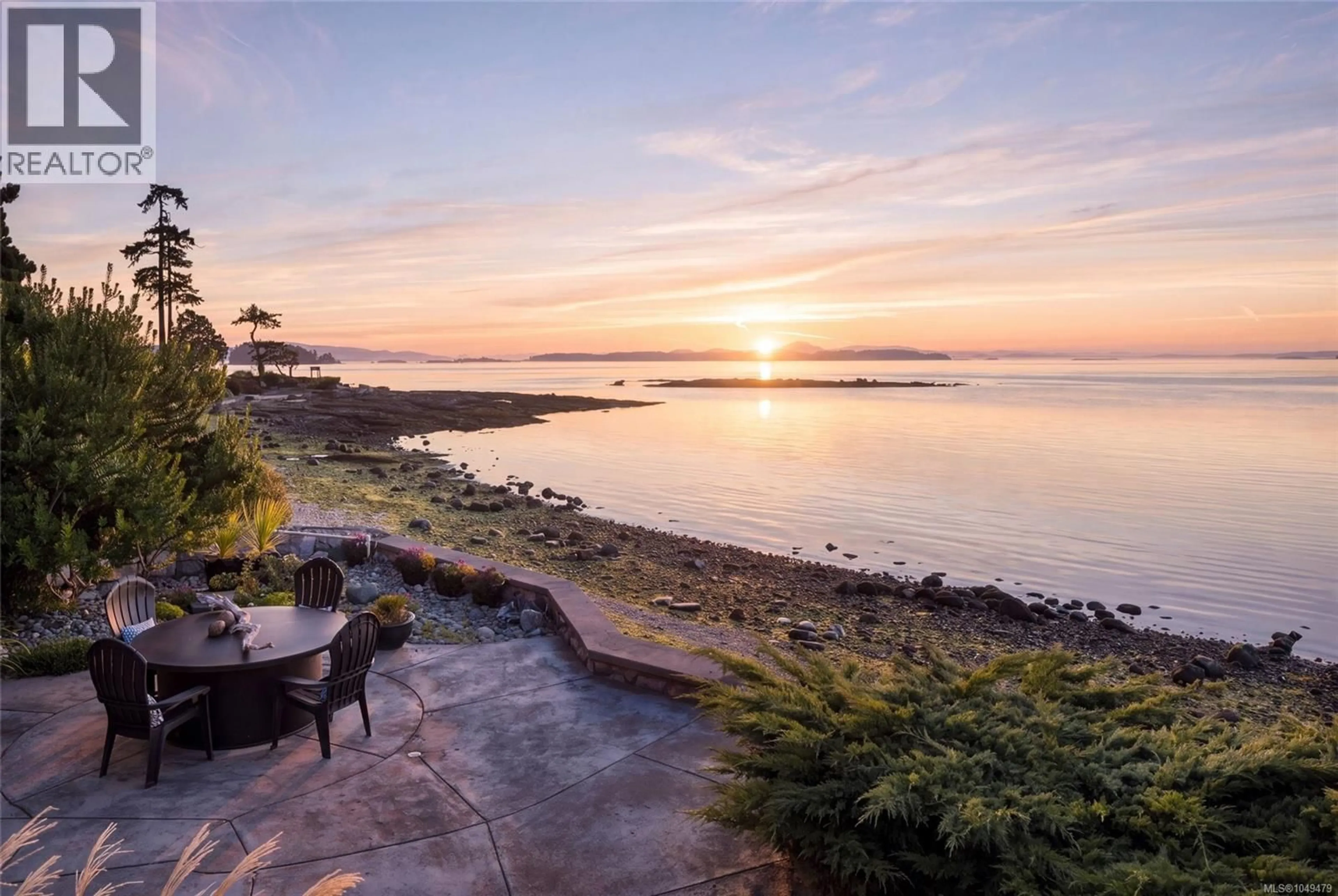 Patio, water/lake/river/ocean view for 10206 SURFSIDE PLACE, Sidney British Columbia V8L3R5