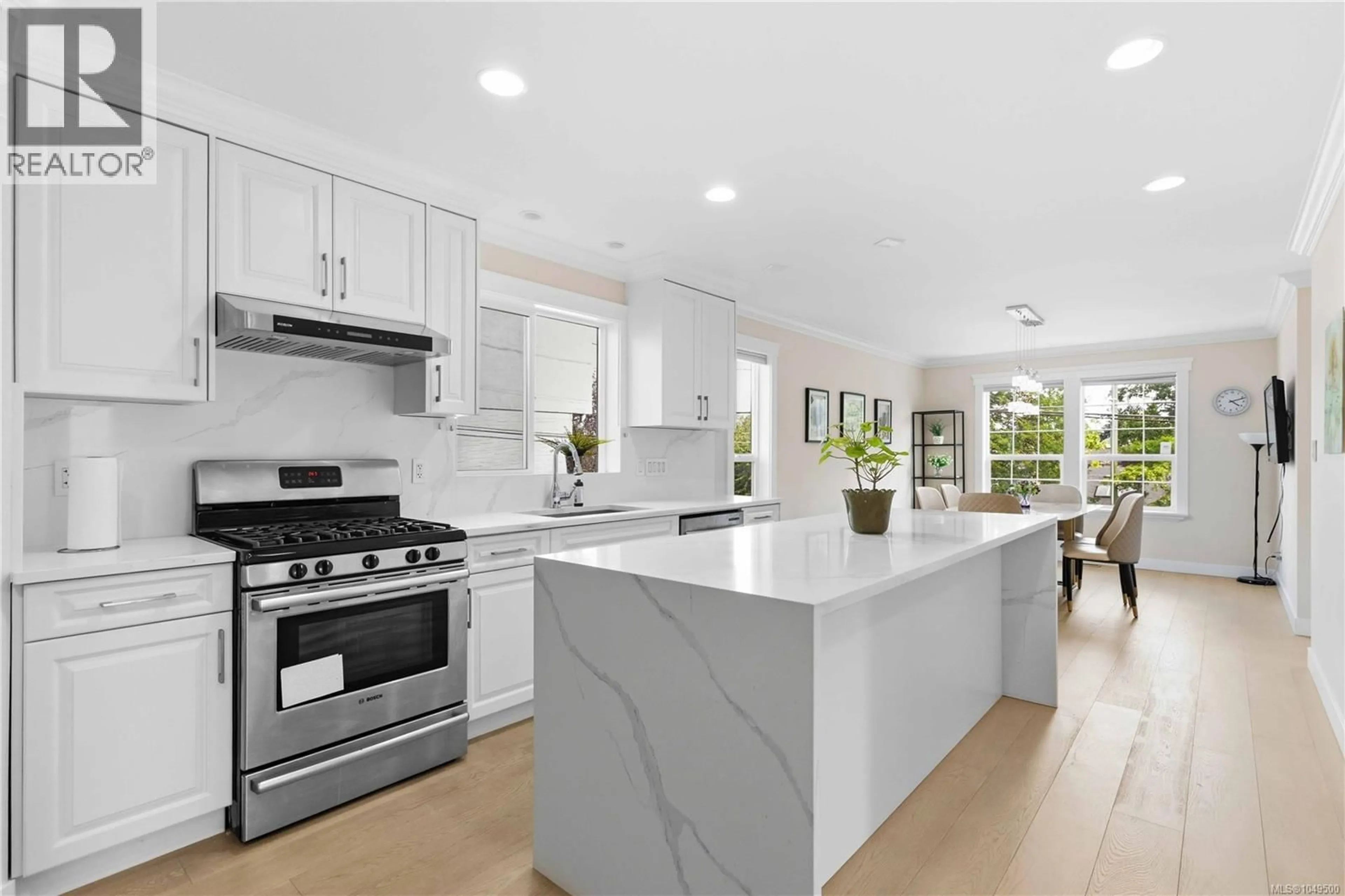 Open concept kitchen, ceramic/tile floor for 1416 LANG STREET, Victoria British Columbia V8T2S7
