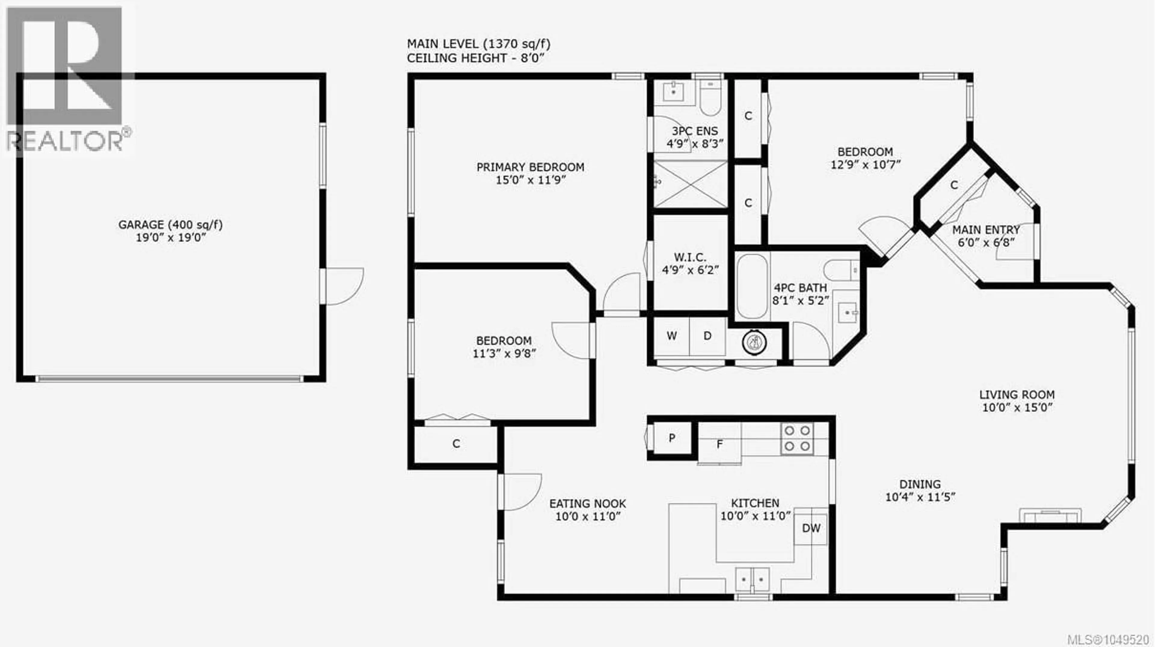 Floor plan for 586 HAMPSTEAD STREET, Parksville British Columbia V9P2T7