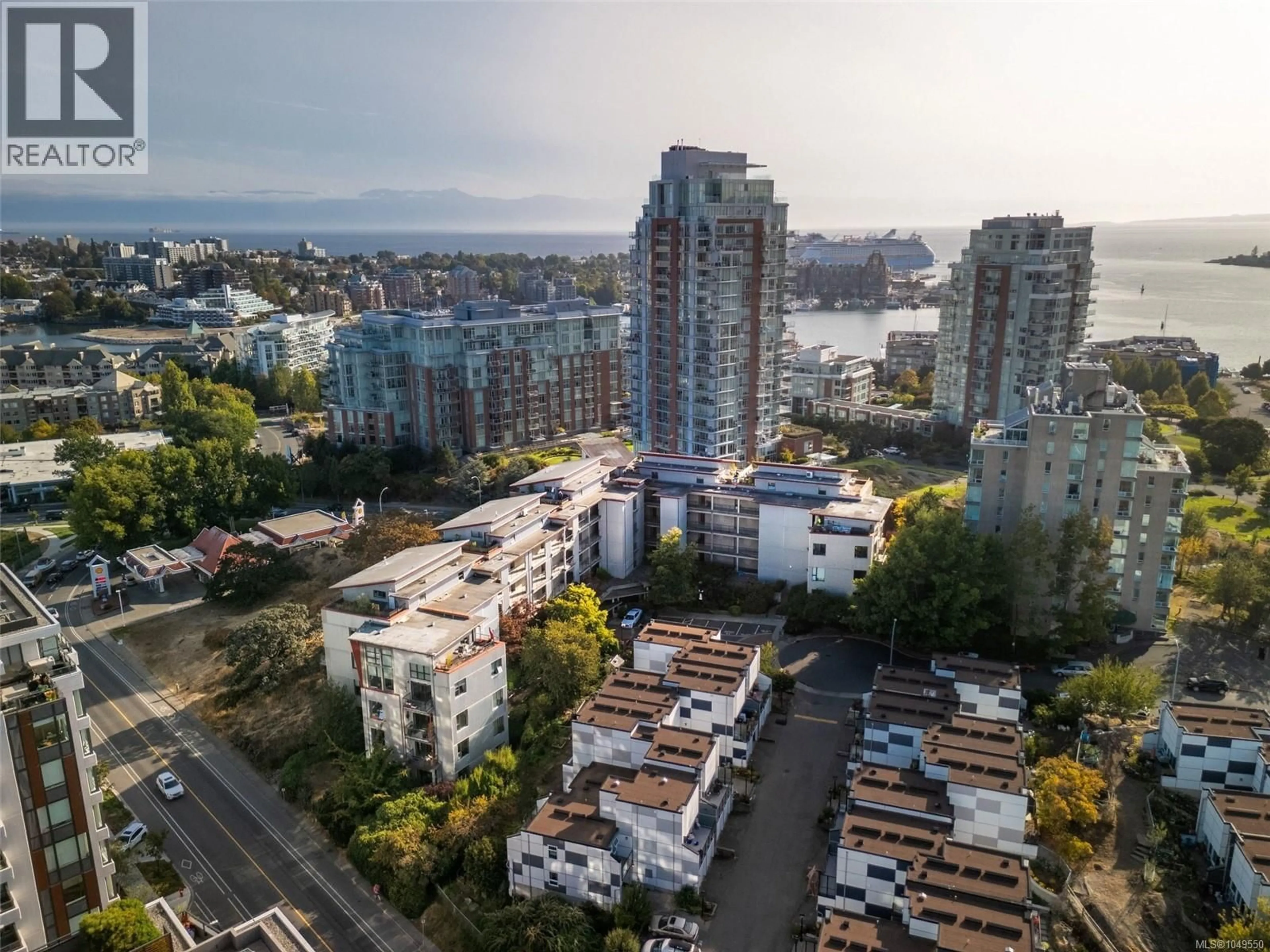 A pic from outside/outdoor area/front of a property/back of a property/a pic from drone, city buildings view from balcony for 212 - 455 SITKUM ROAD, Victoria British Columbia V9A7N9