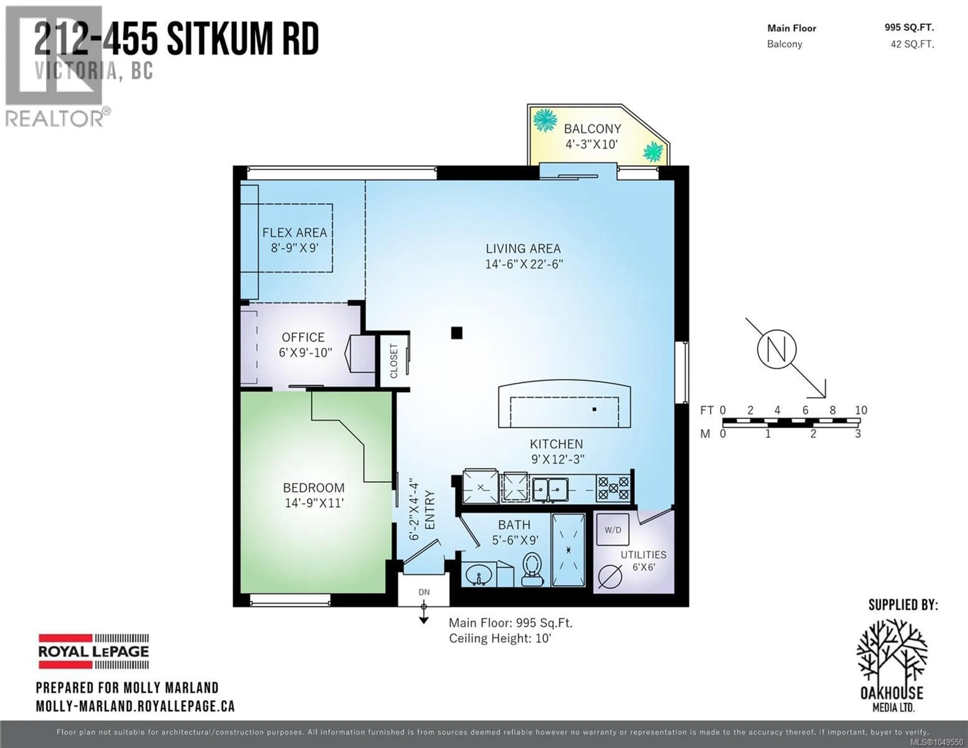 Floor plan for 212 - 455 SITKUM ROAD, Victoria British Columbia V9A7N9