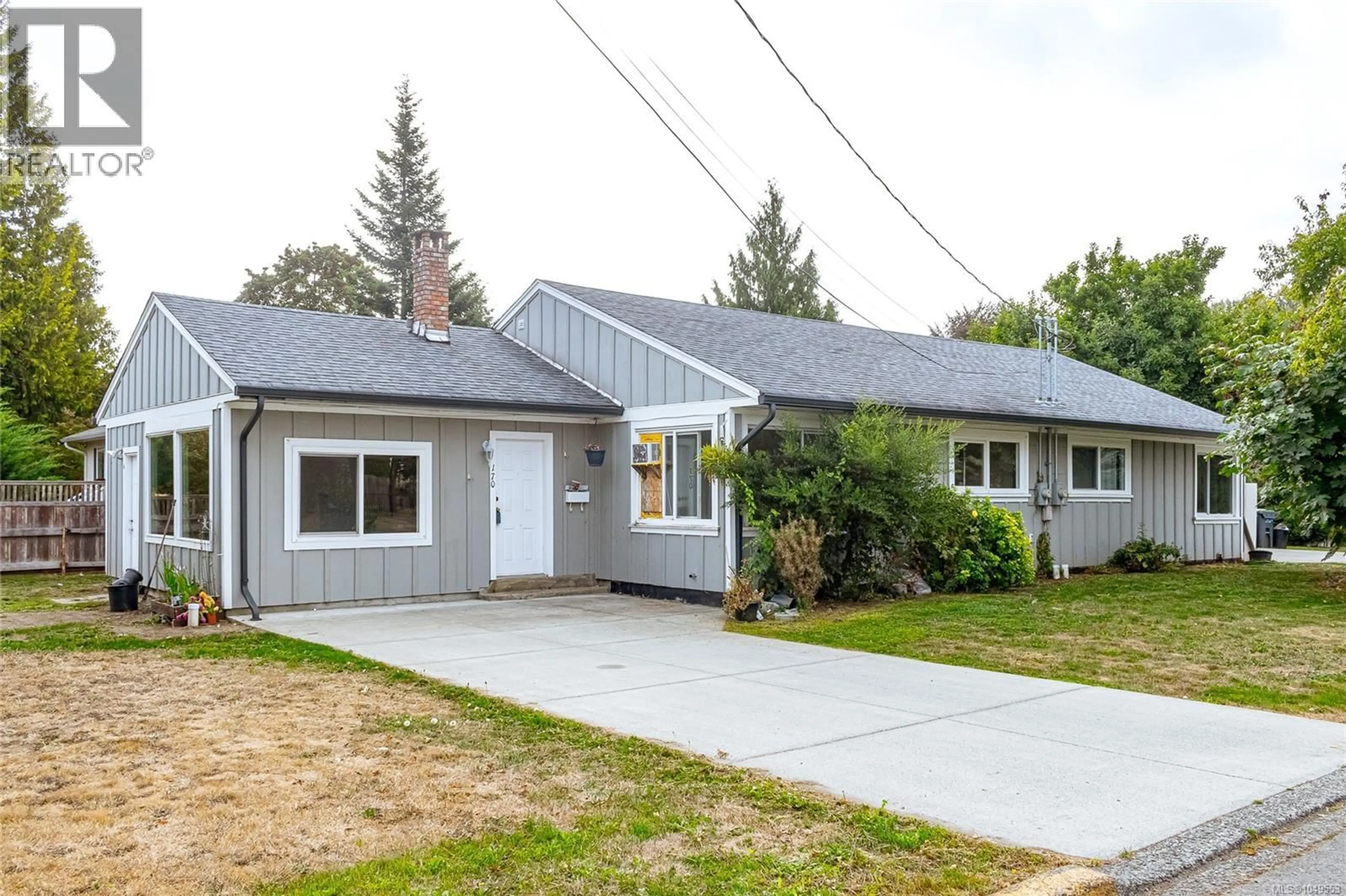 Home with vinyl exterior material, street for 160 MCKINSTRY ROAD, Duncan British Columbia V9L3K8