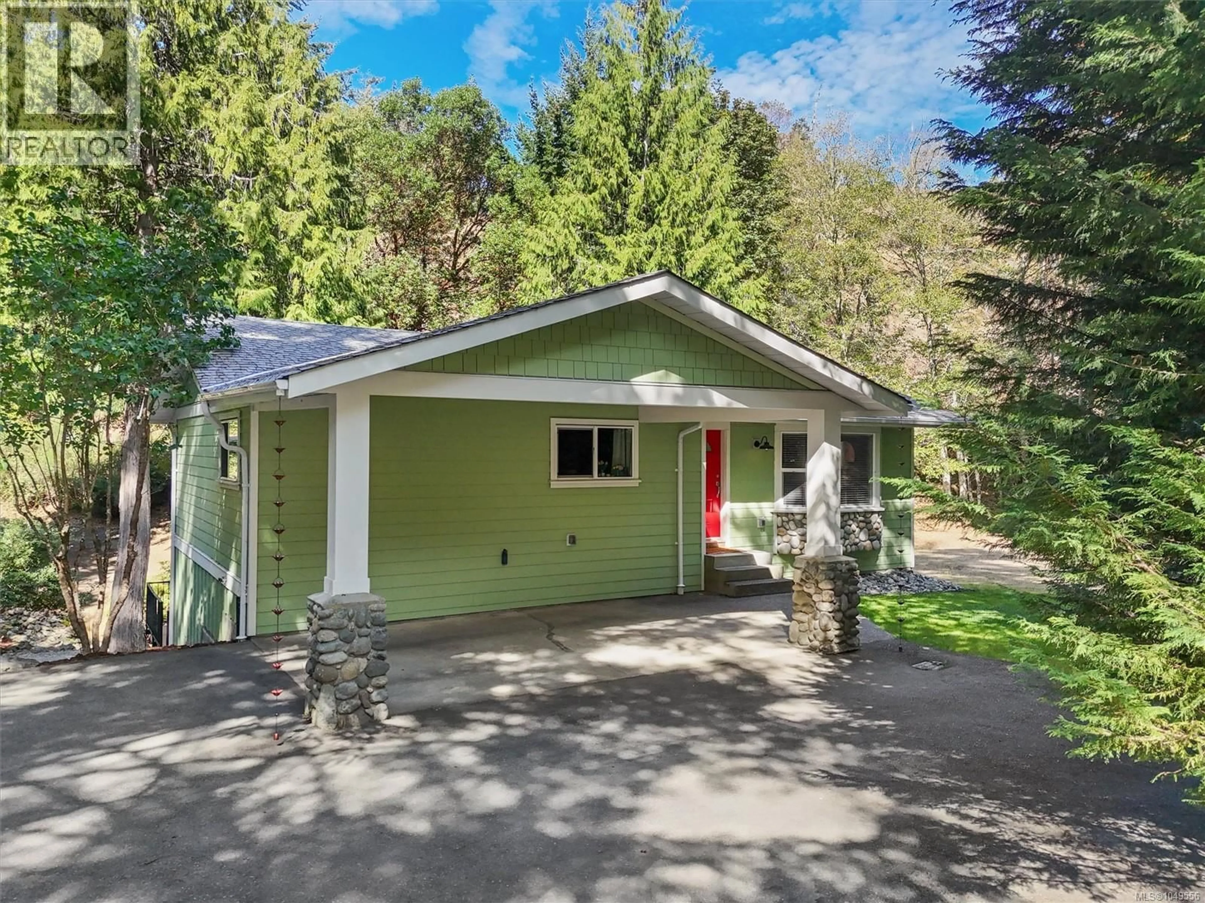 A pic from outside/outdoor area/front of a property/back of a property/a pic from drone, unknown for 5308 ROCKY POINT ROAD, Metchosin British Columbia V9C4G7