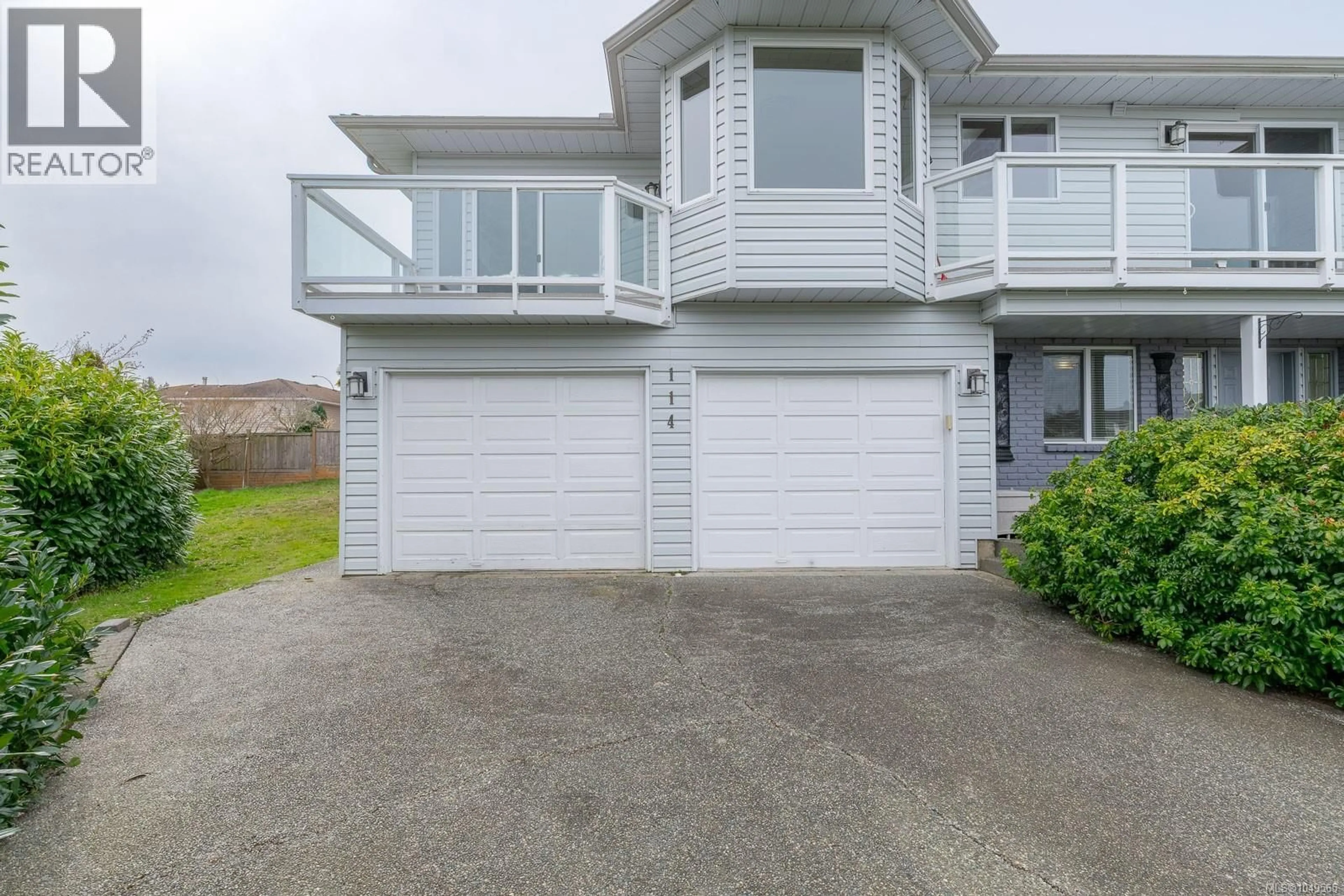 A pic from outside/outdoor area/front of a property/back of a property/a pic from drone, street for 114 NONA PLACE, Nanaimo British Columbia V9V1B6