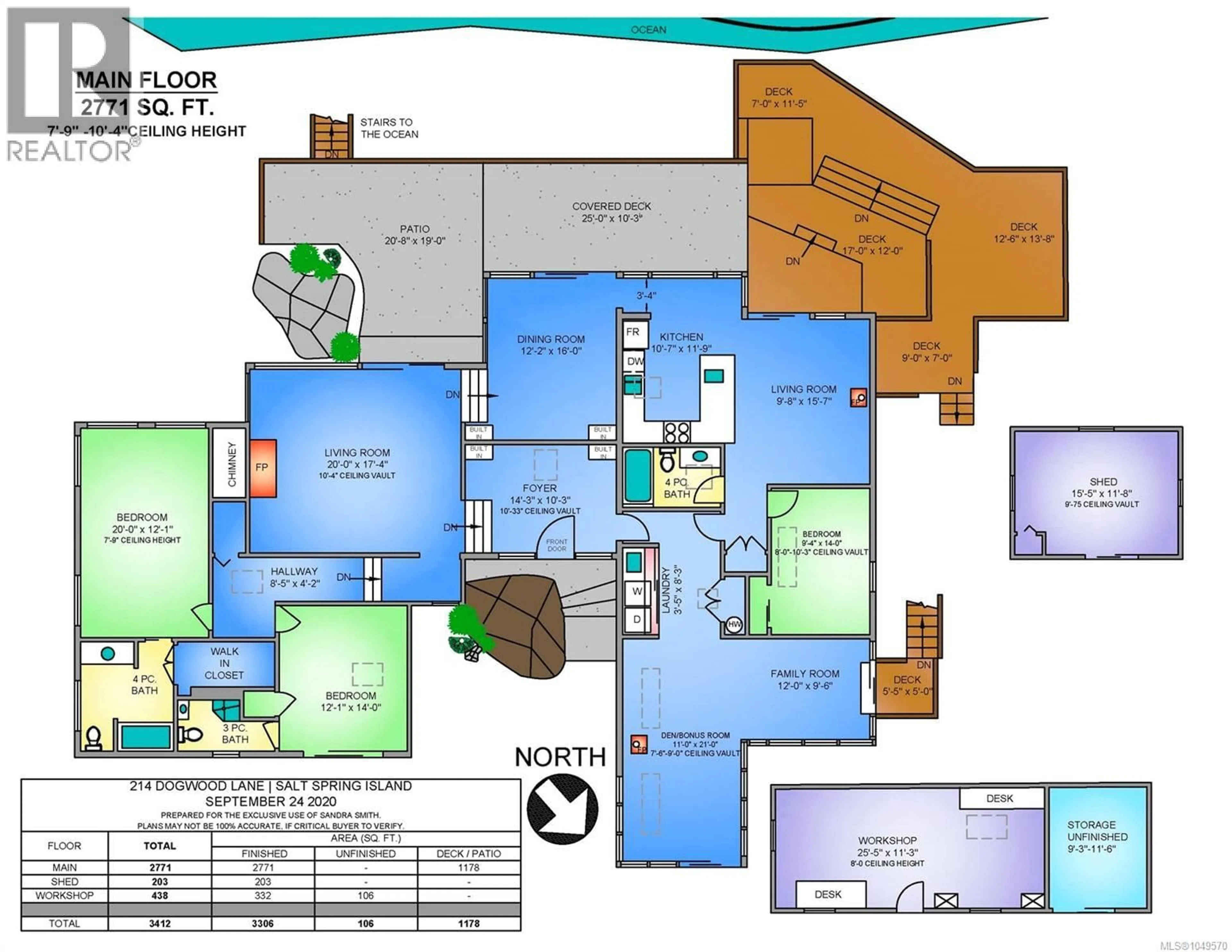Floor plan for 214 DOGWOOD LANE, Salt Spring British Columbia V8K1A4