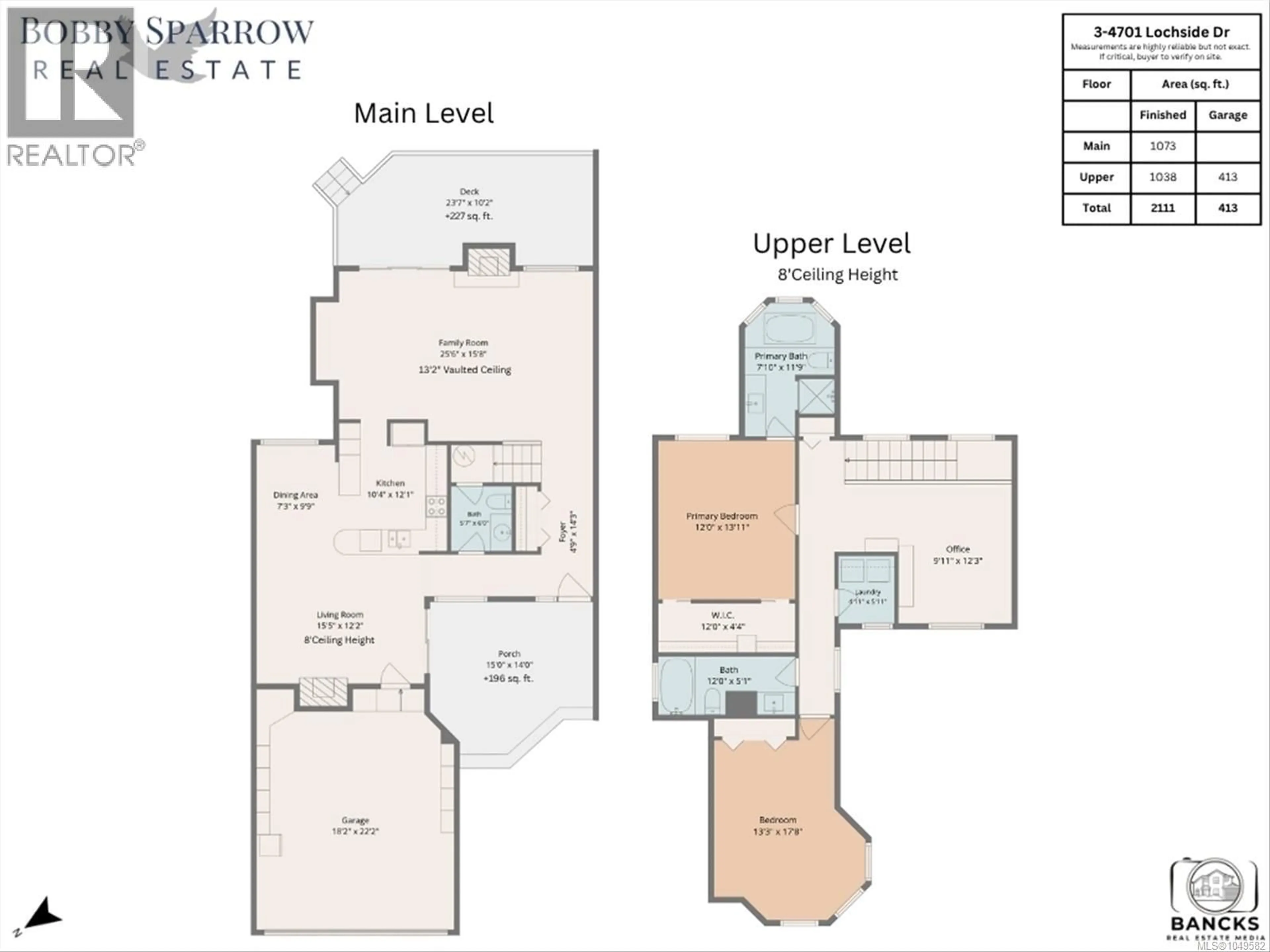 Floor plan for 3 - 4701 LOCHSIDE DRIVE, Saanich British Columbia V8Y3E2