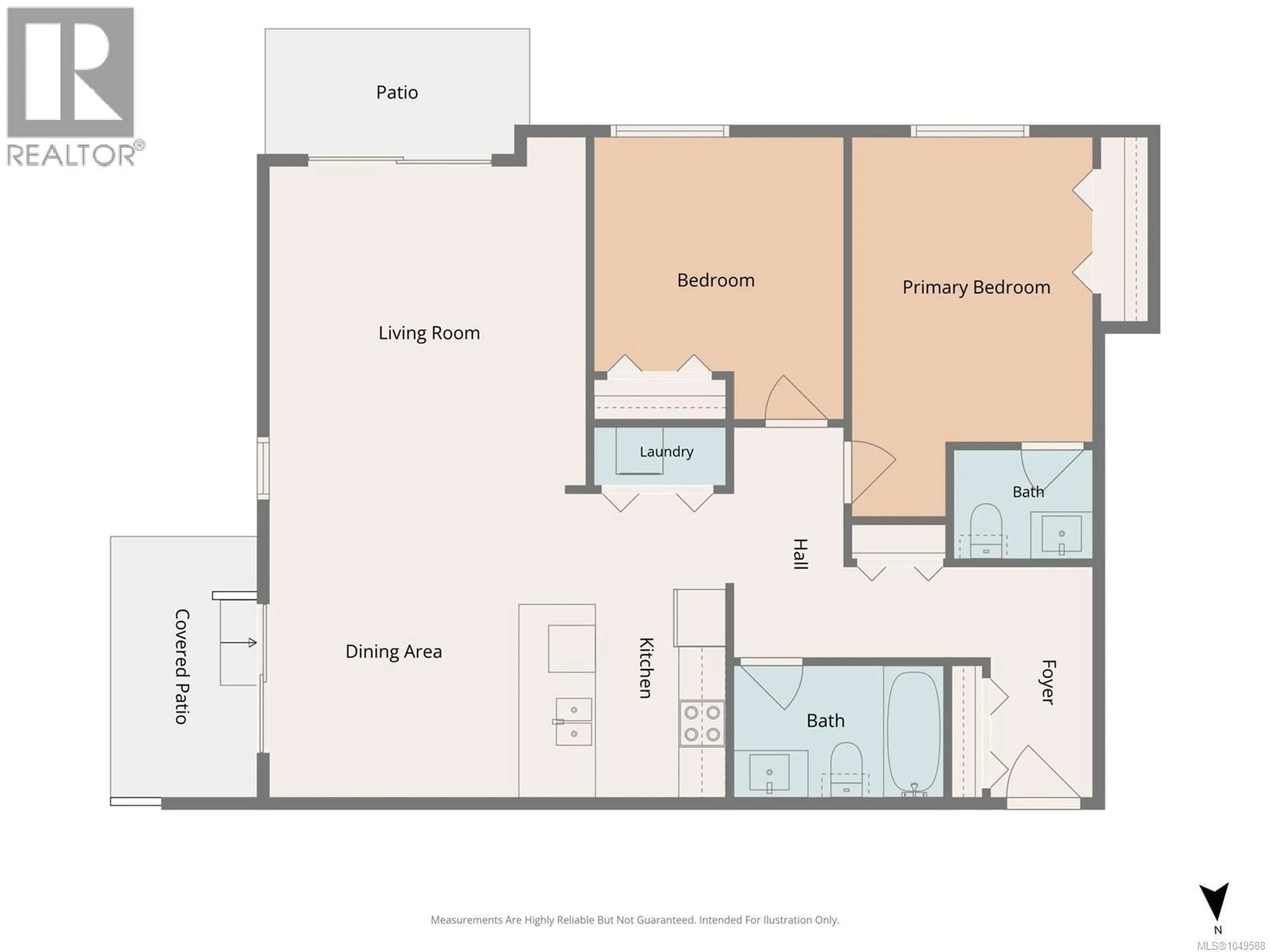 Floor plan for 4 - 141 SIXTH AVENUE EAST, Qualicum Beach British Columbia V9K2J6
