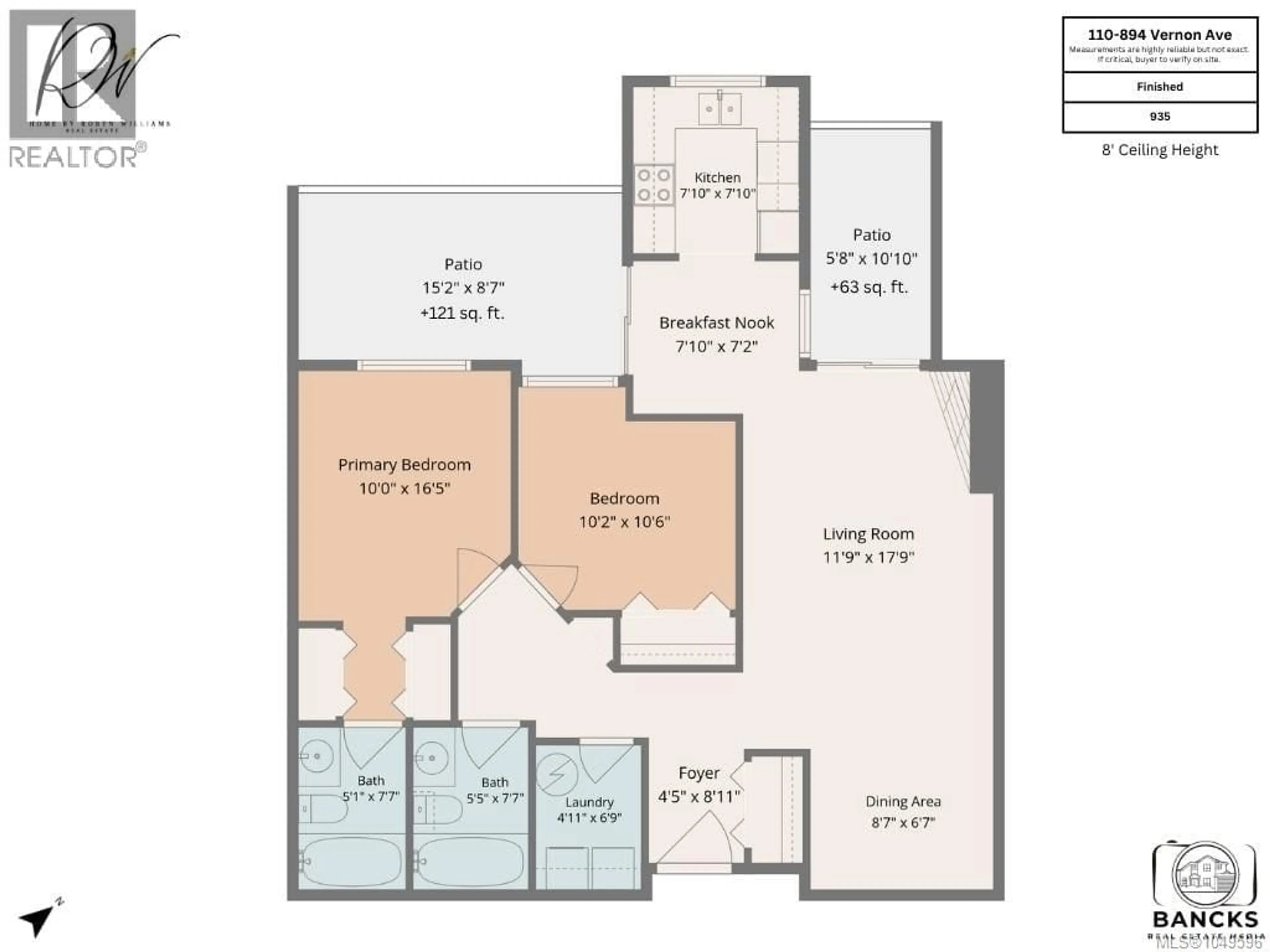 Floor plan for 112 - 894 VERNON AVENUE, Saanich British Columbia V8X2W6