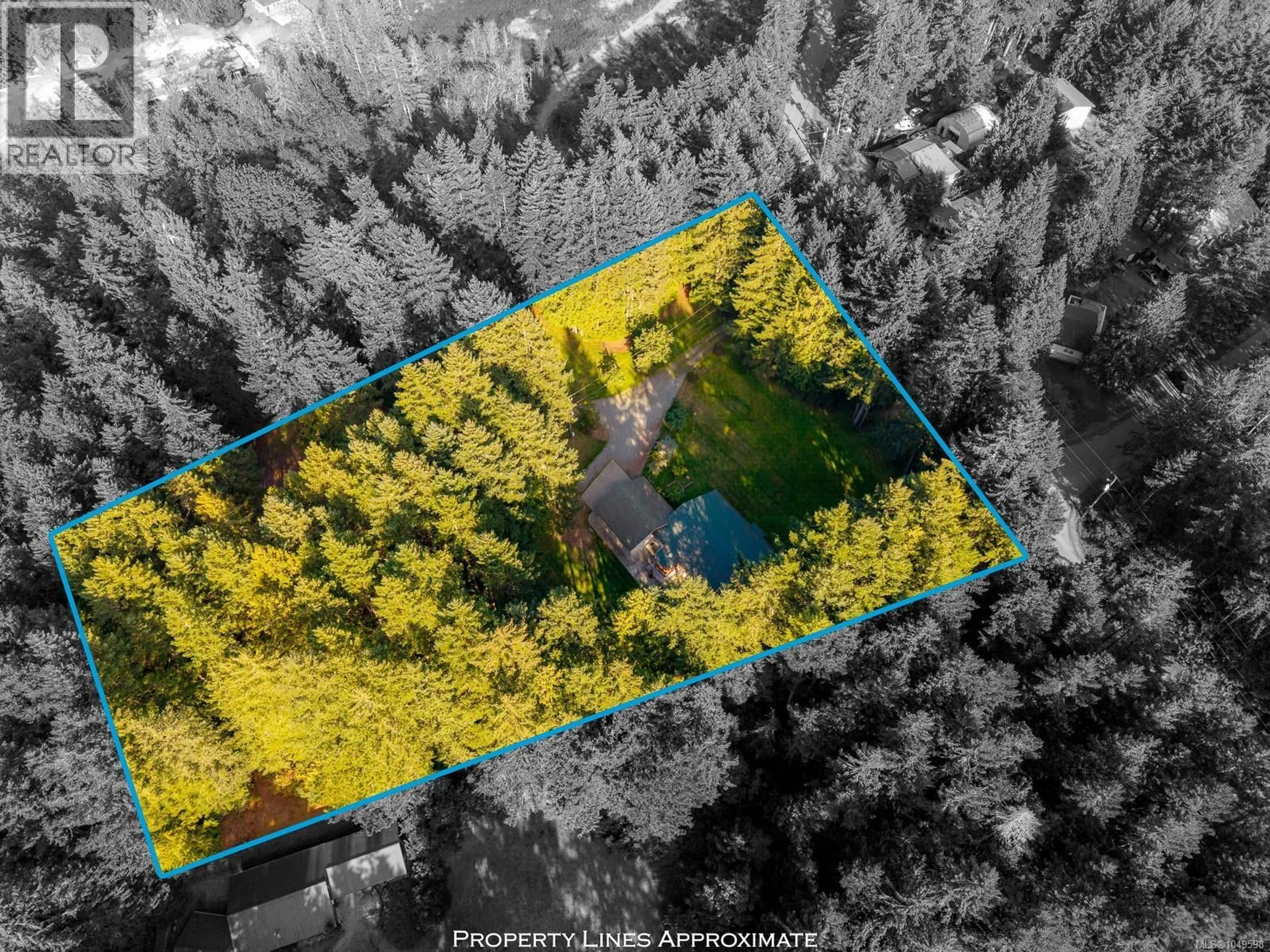 A pic from outside/outdoor area/front of a property/back of a property/a pic from drone, forest/trees view for 1115 CHAPMAN ROAD, Cobble Hill British Columbia V0R1L7