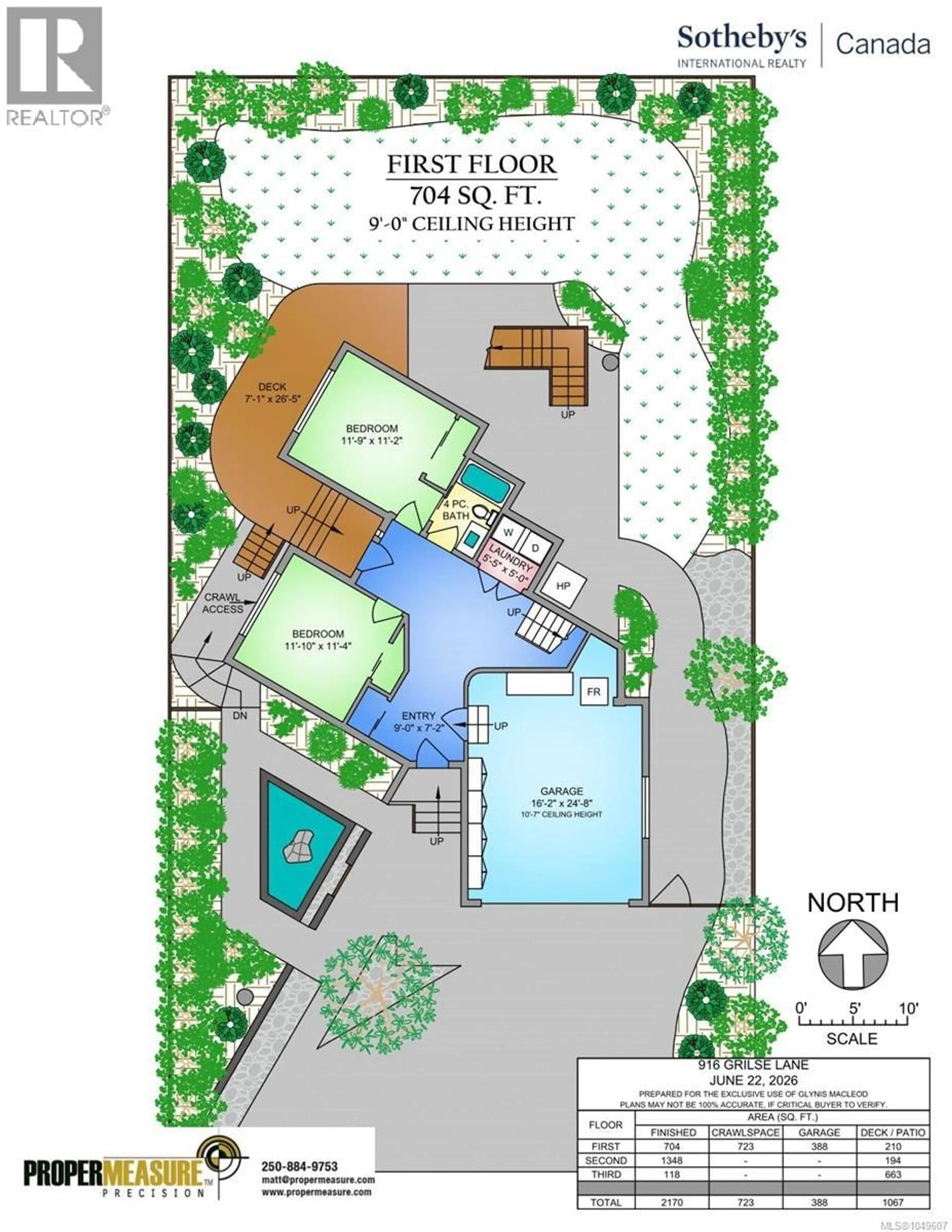 Floor plan for 916 GRILSE LANE, Central Saanich British Columbia V8M1B5